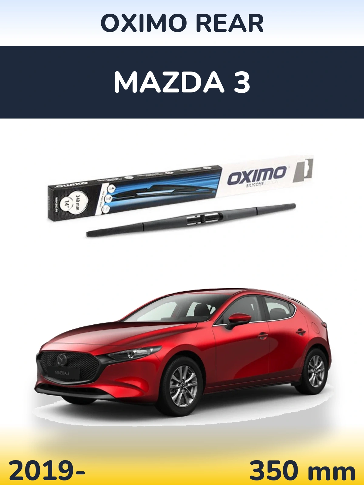 Torkarblad Oximo Rear för Mazda 3