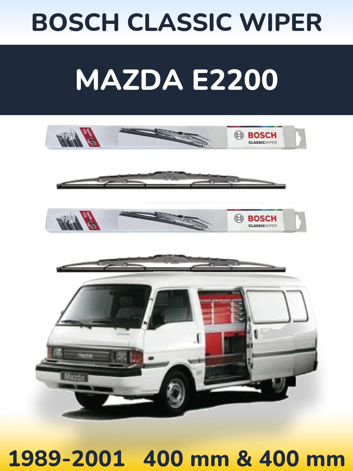Torkarblad BOSCH Classic Wiper för Mazda E2200