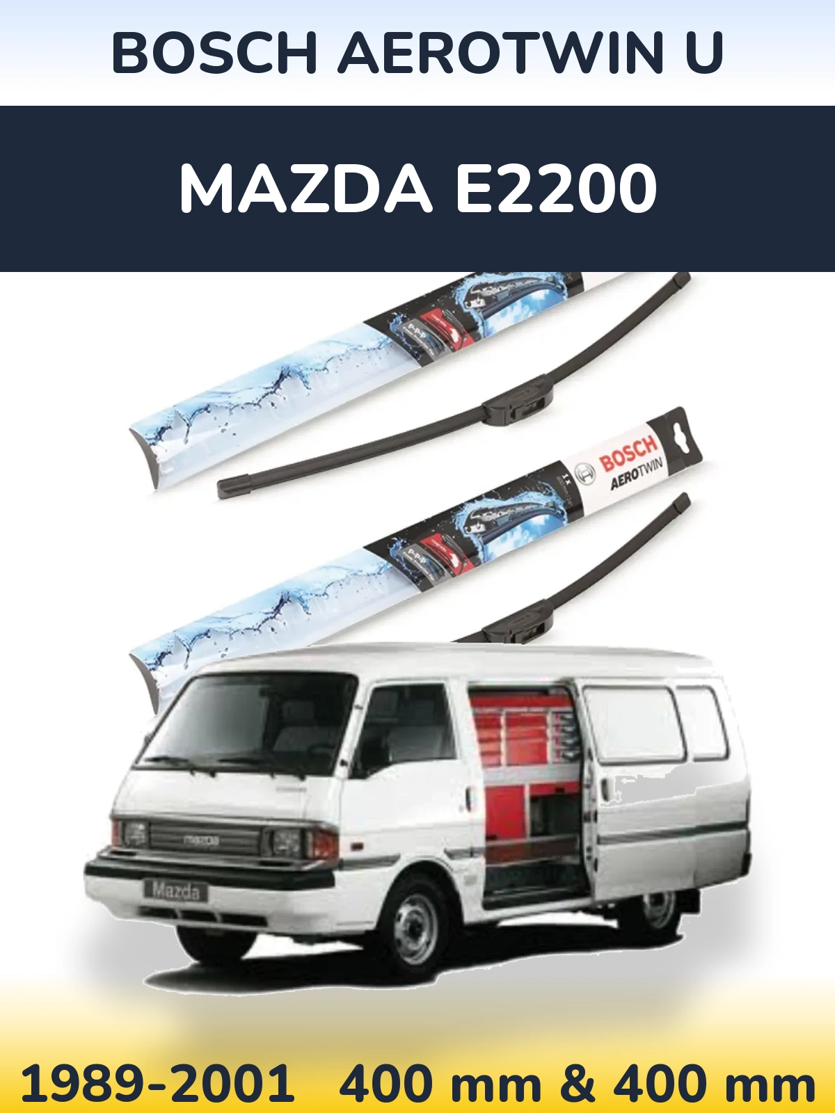 Torkarblad BOSCH AeroTwin U för Mazda E2200