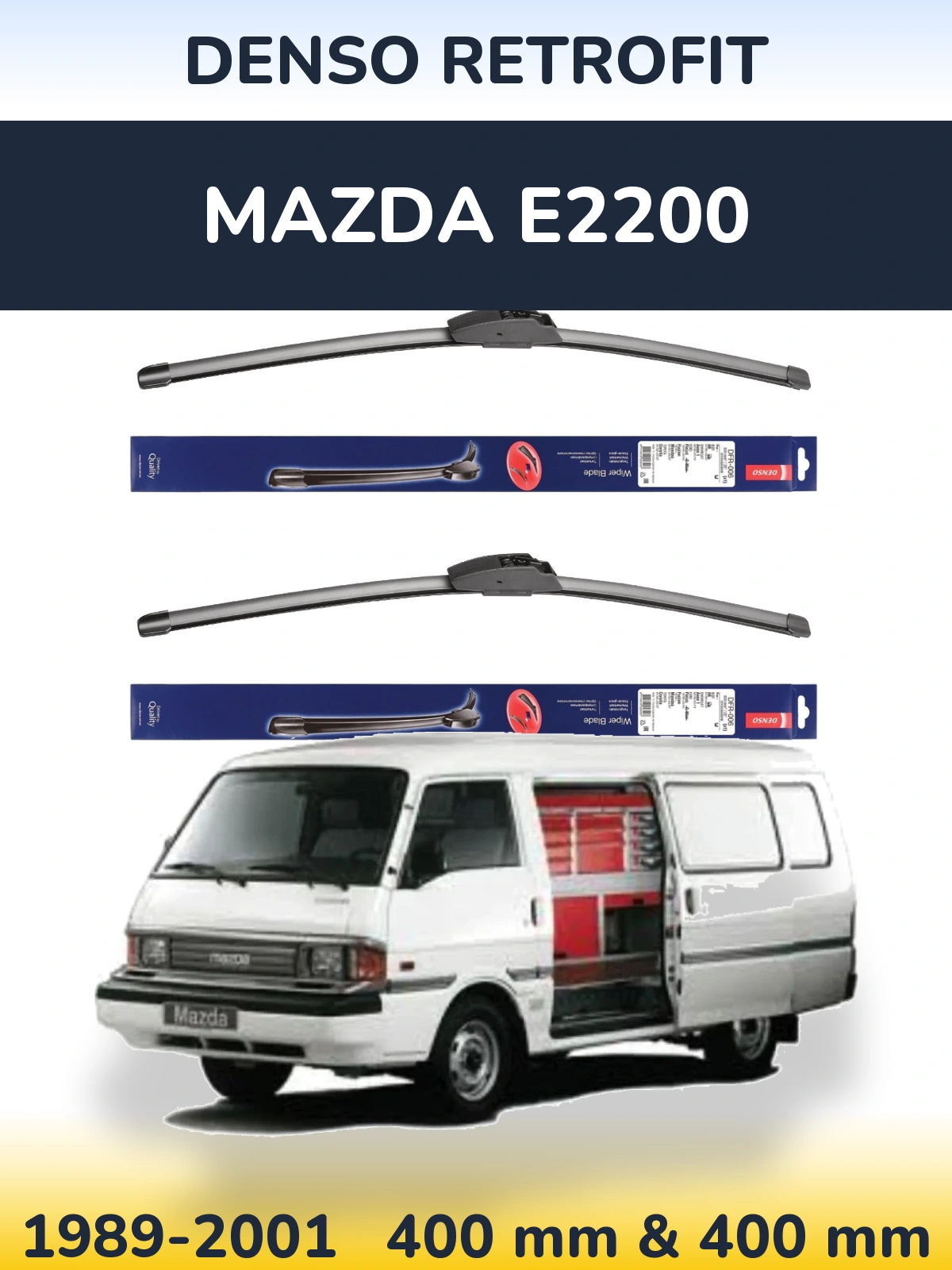 Torkarblad Denso Retrofit för Mazda E2200