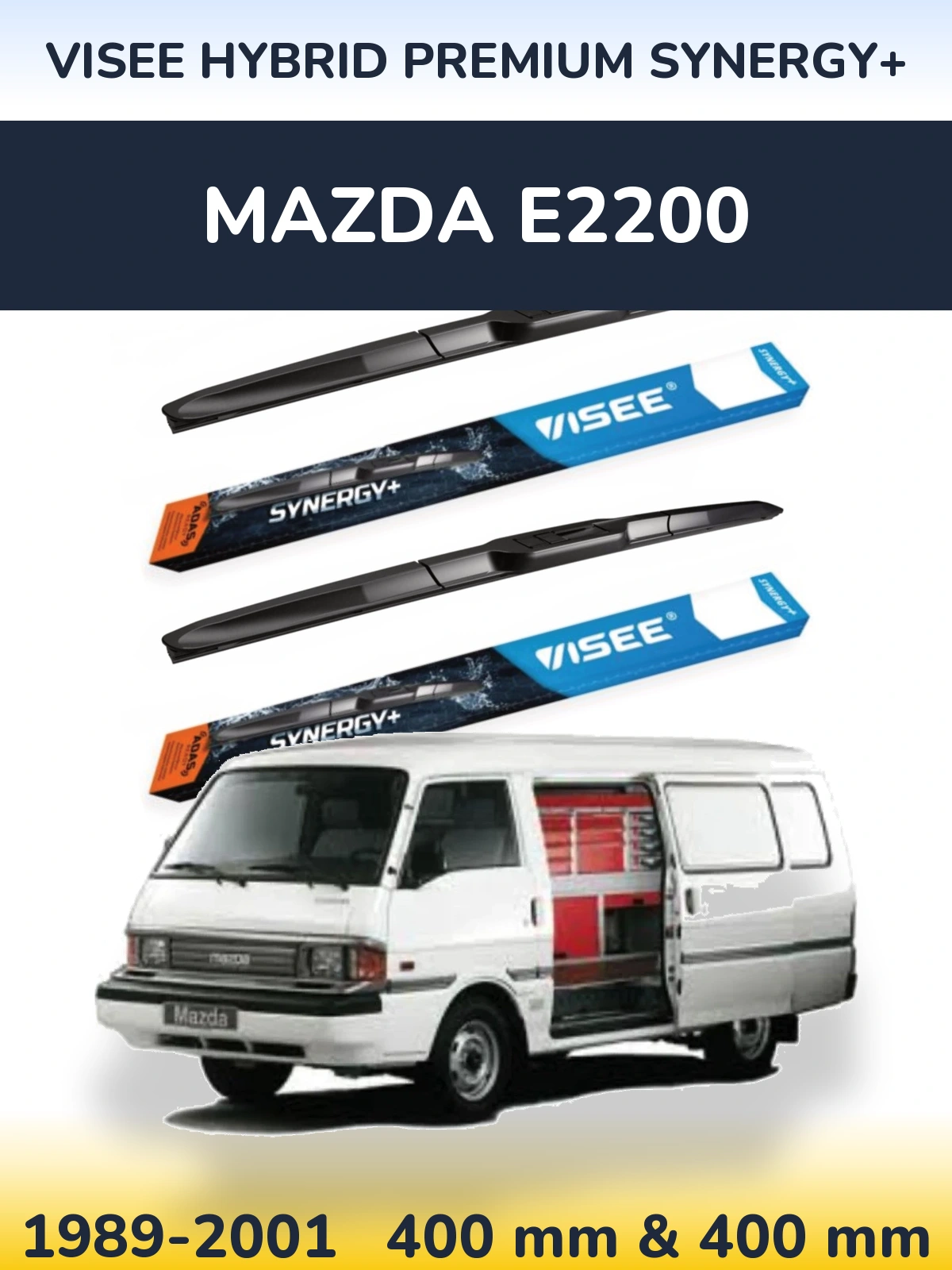 Torkarblad VISEE HYBRID PREMIUM SYNERGY+ för Mazda E2200