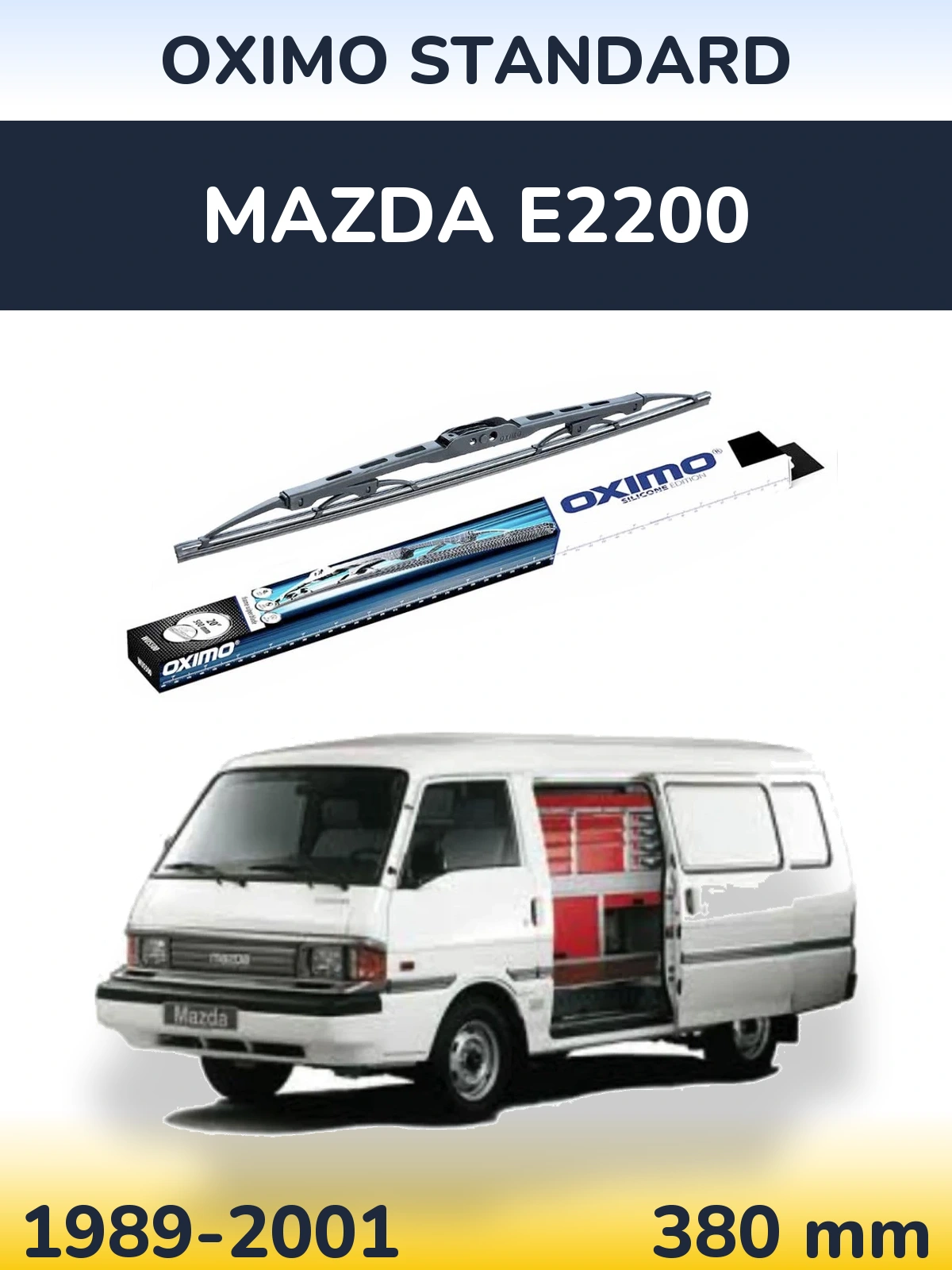 Torkarblad Oximo Standard för Mazda E2200