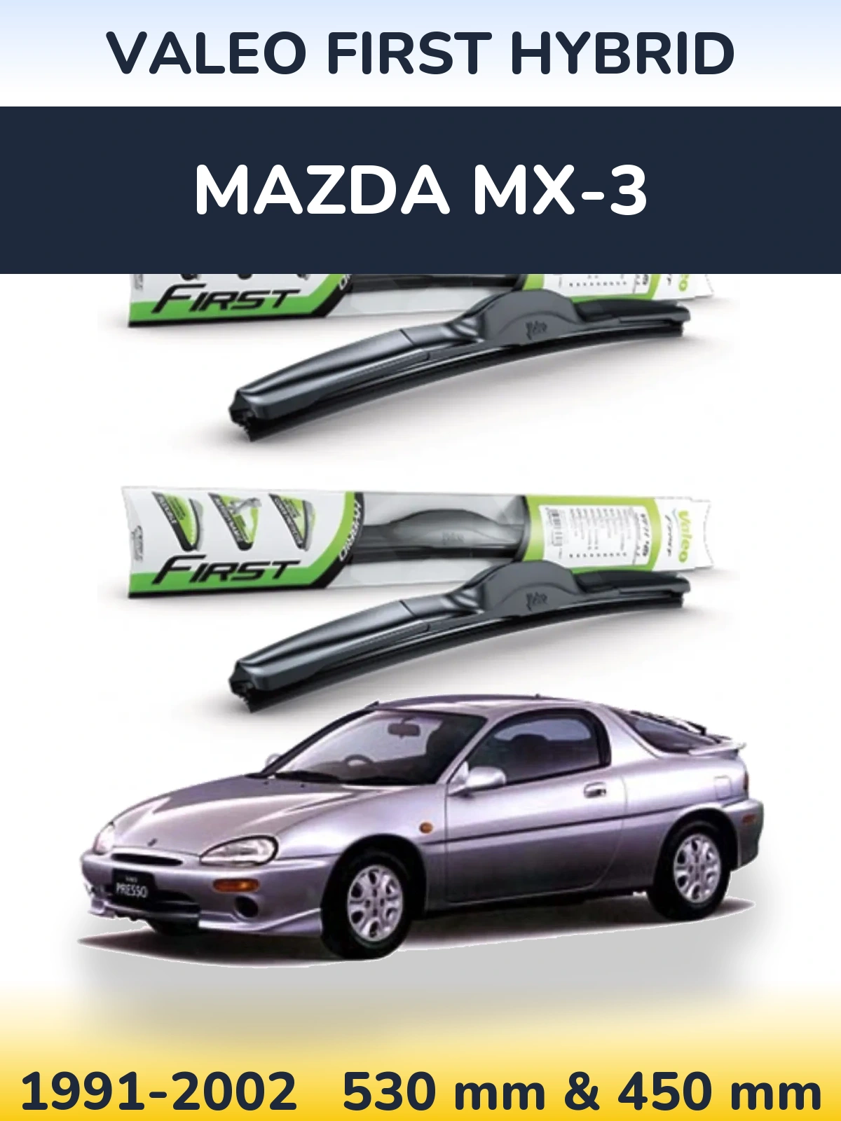 Torkarblad Valeo First Hybrid för Mazda MX-3