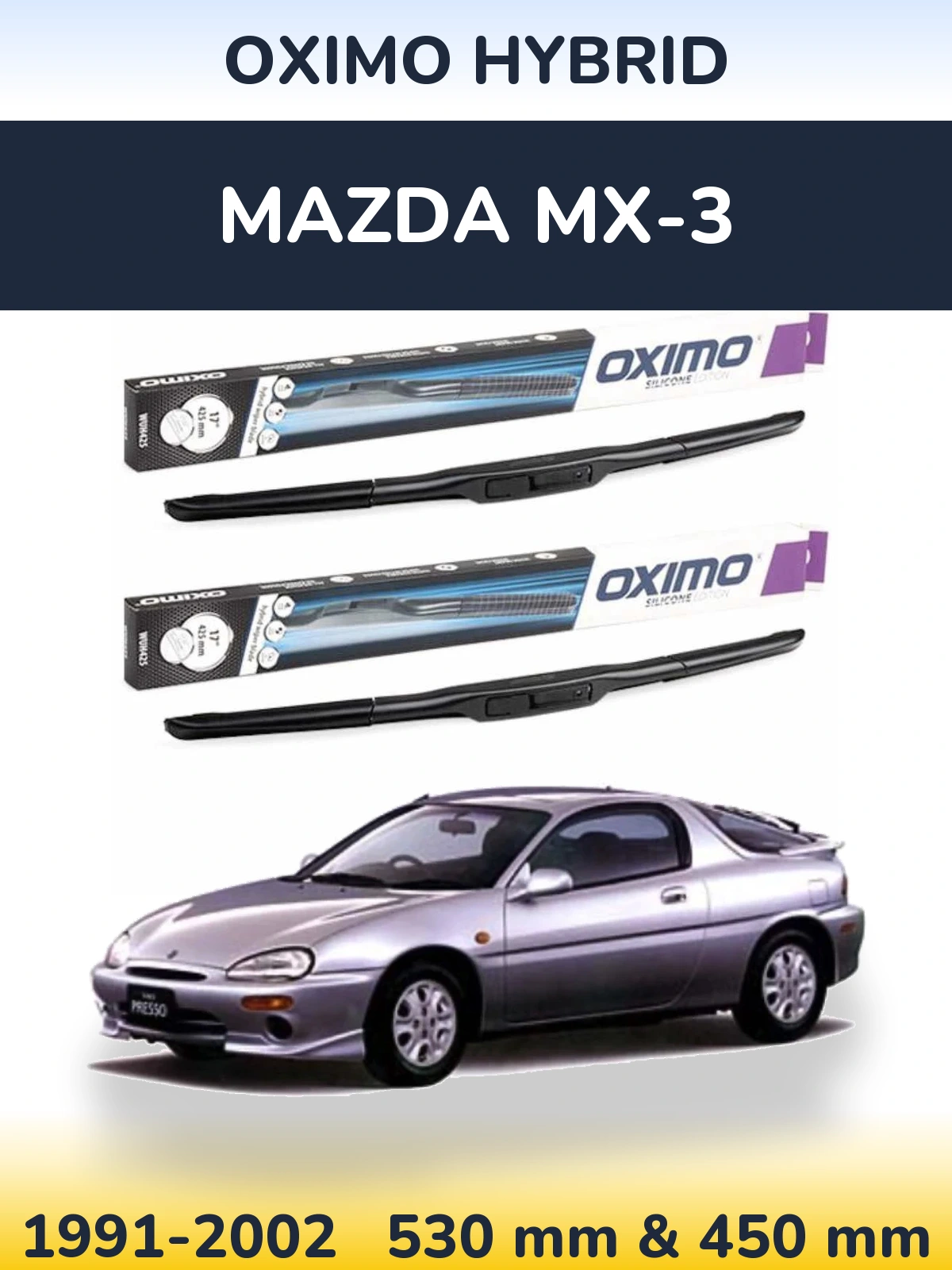 Torkarblad Oximo Hybrid för Mazda MX-3