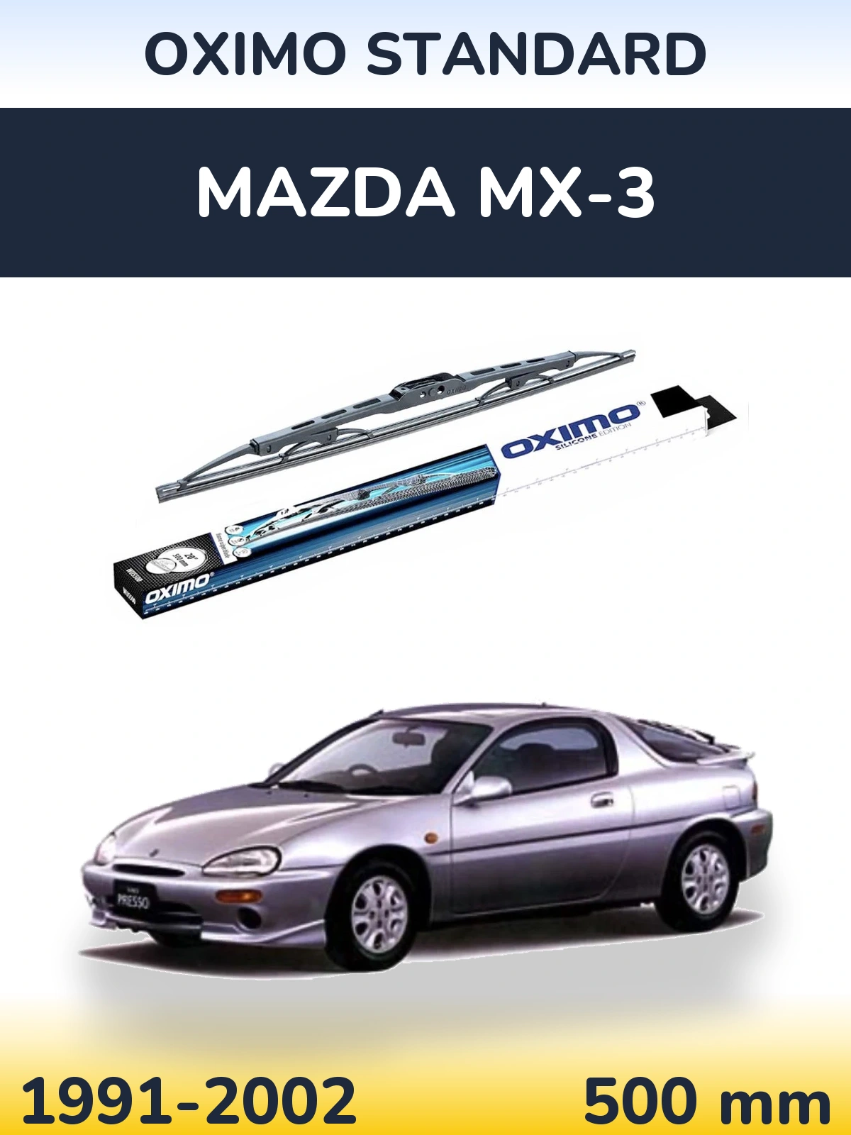 Torkarblad Oximo Standard för Mazda MX-3
