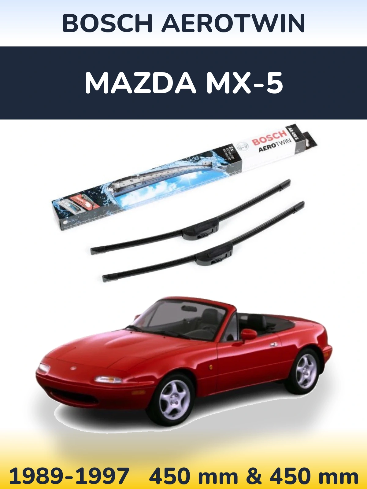 Torkarblad BOSCH AeroTwin för Mazda MX-5