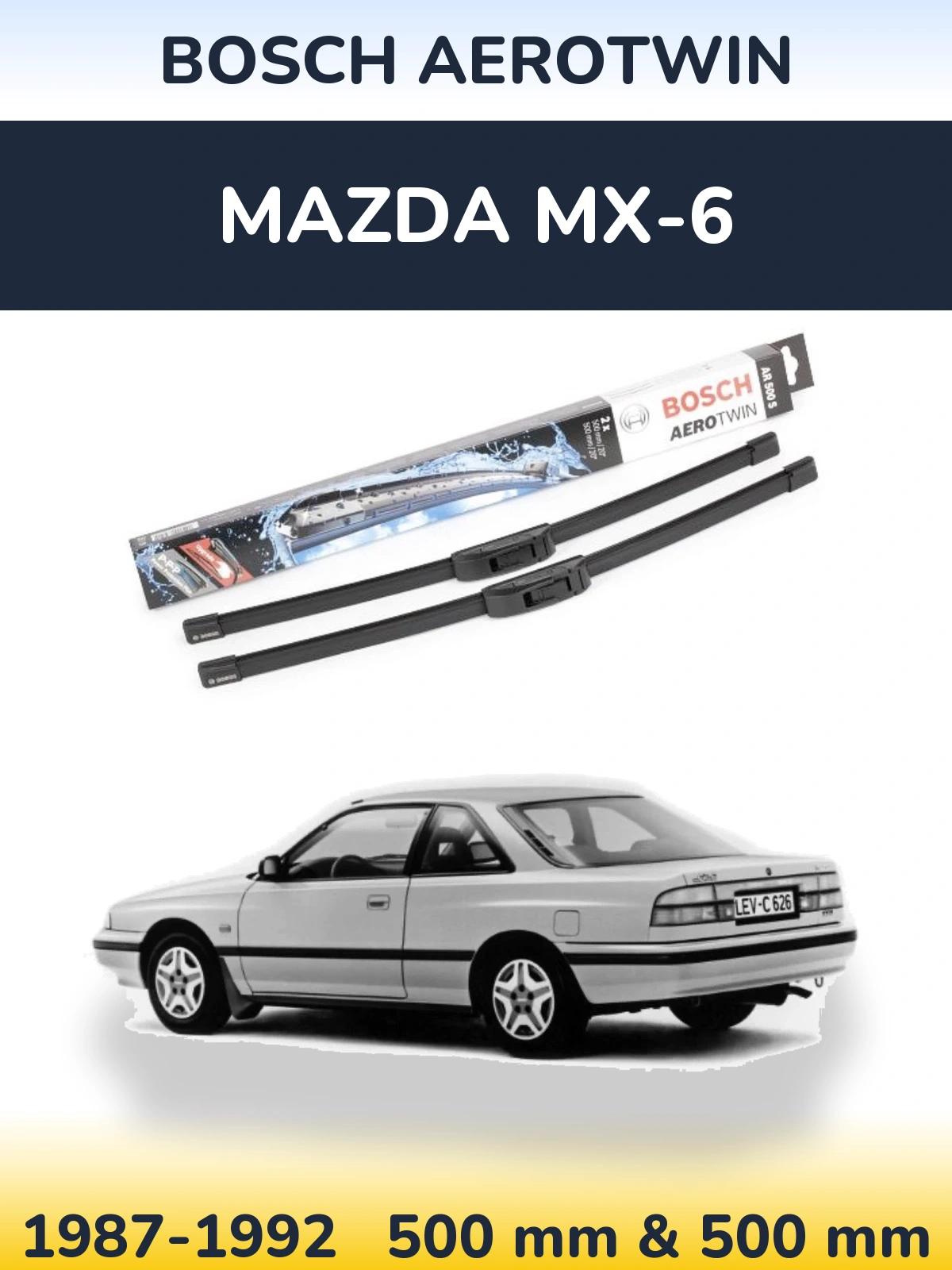 Torkarblad BOSCH AeroTwin för Mazda MX-6