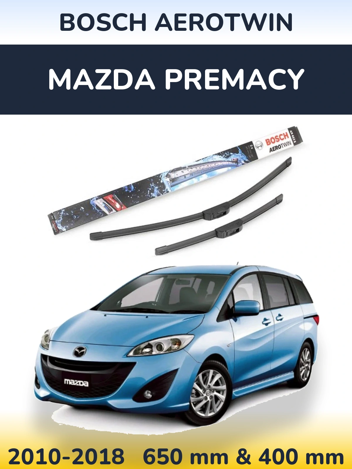 Torkarblad BOSCH AeroTwin för Mazda Premacy
