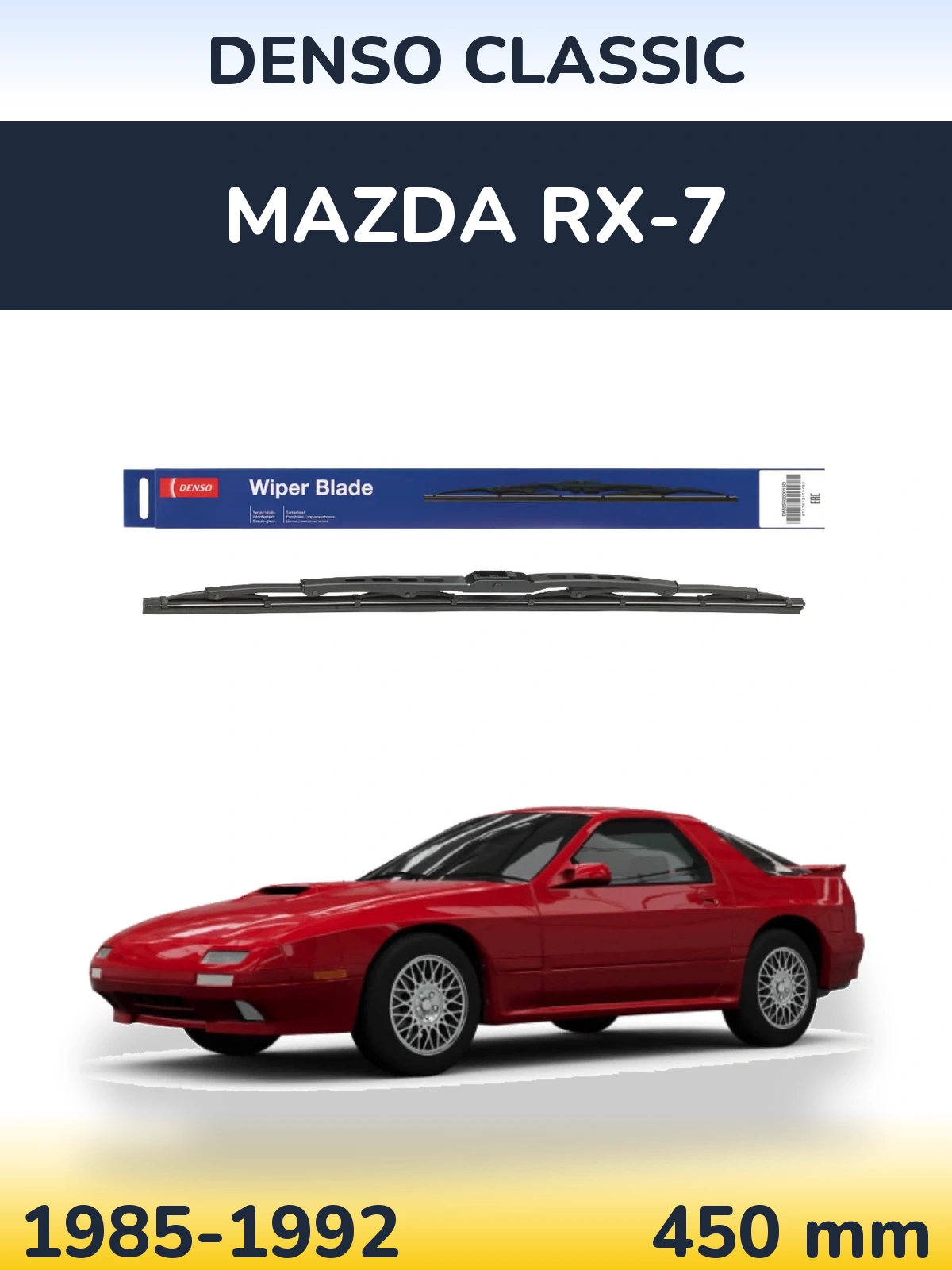 Torkarblad Denso Classic för Mazda RX-7