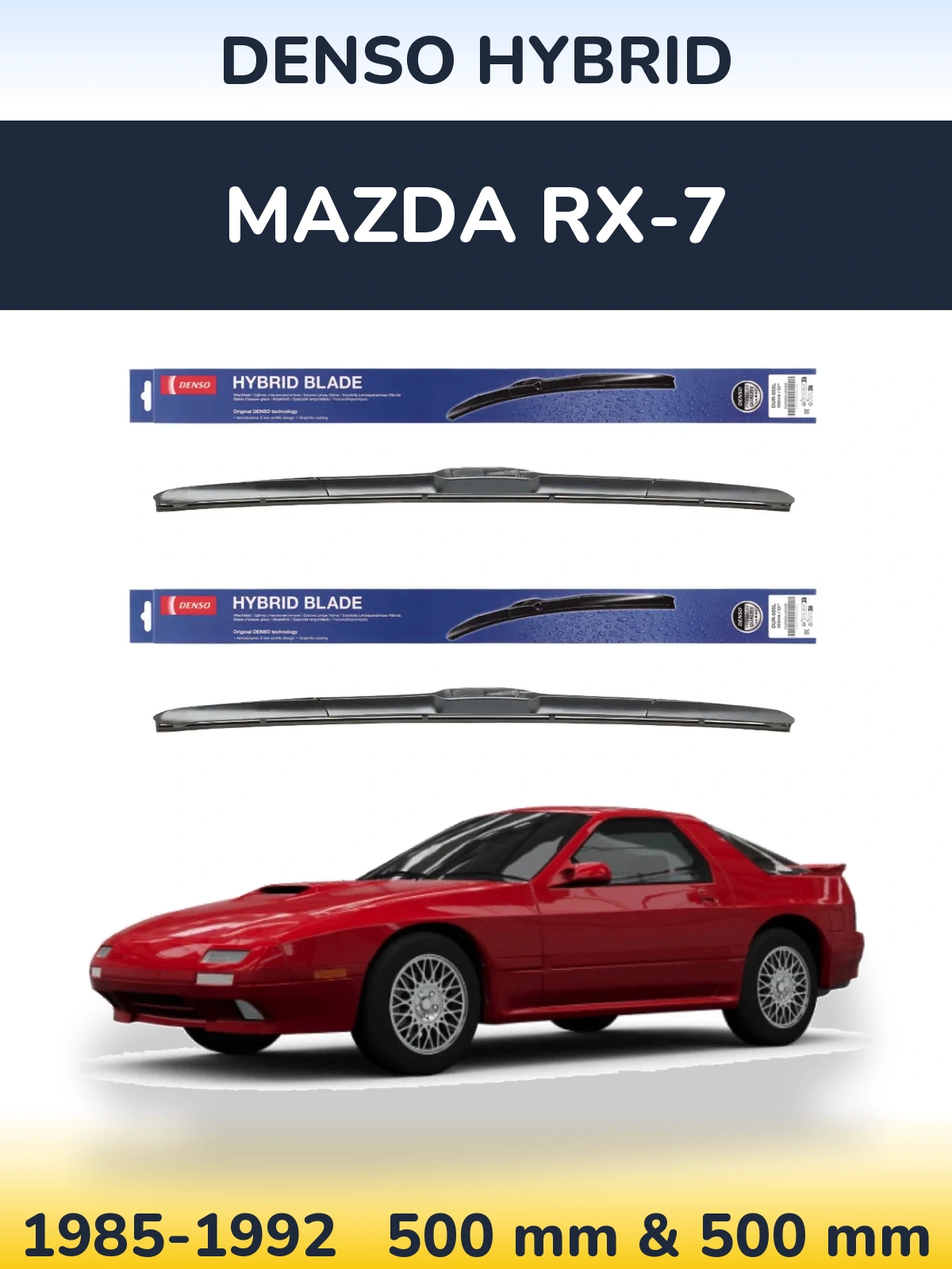 Torkarblad Denso Hybrid för Mazda RX-7