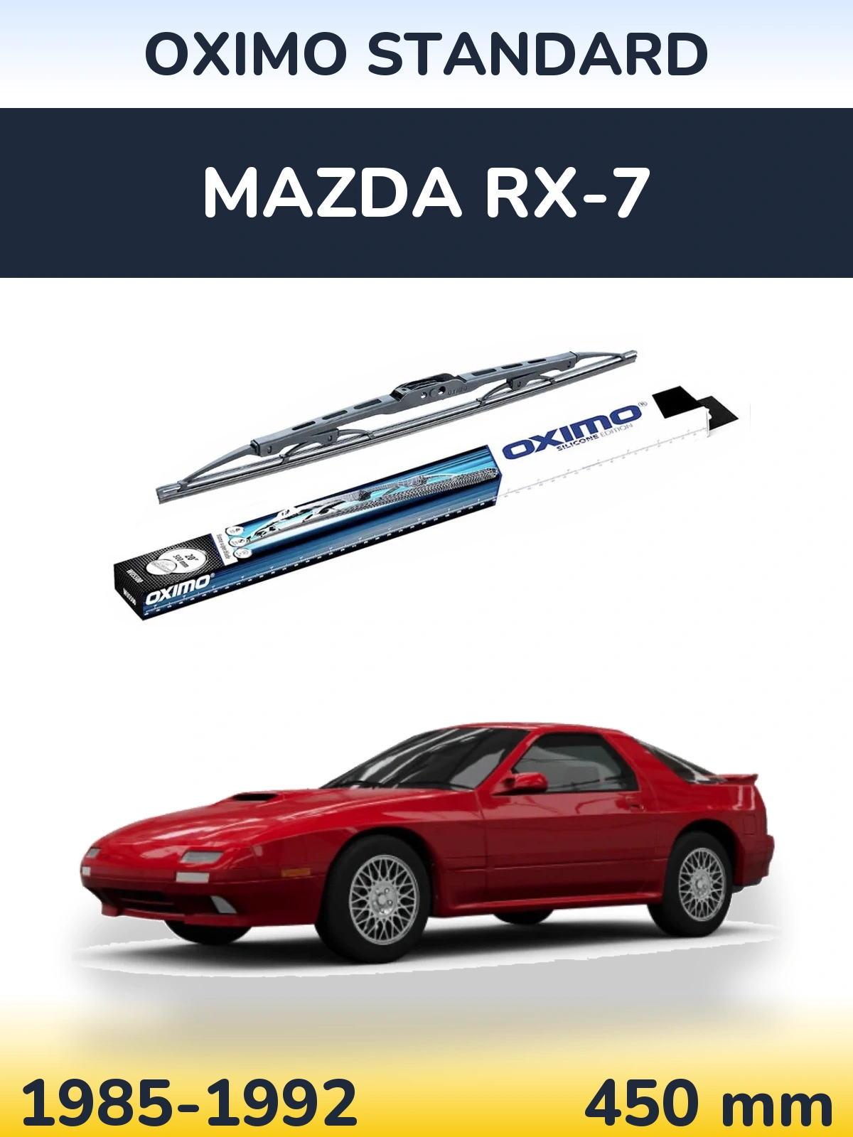 Torkarblad Oximo Standard för Mazda RX-7