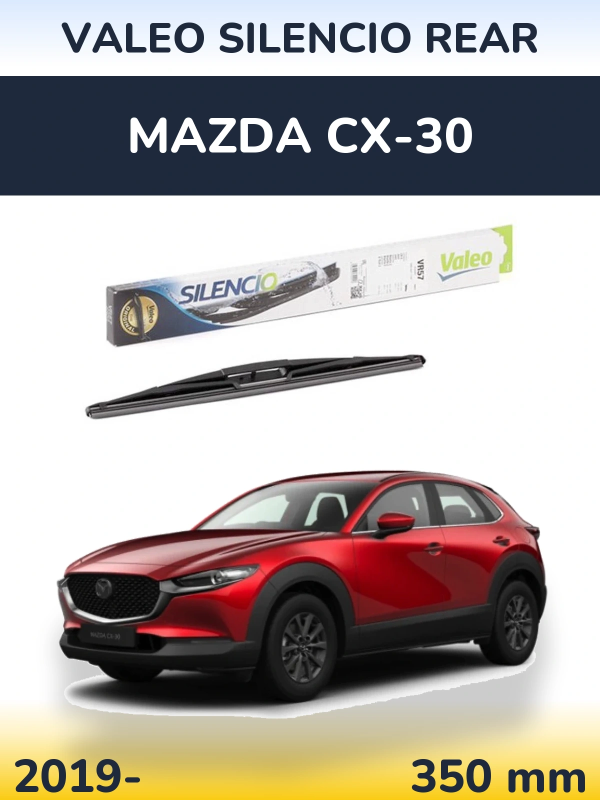 Torkarblad Valeo Silencio Rear för Mazda CX-30