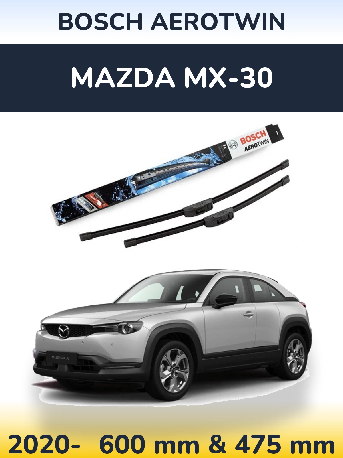 Torkarblad BOSCH AeroTwin för Mazda MX-30