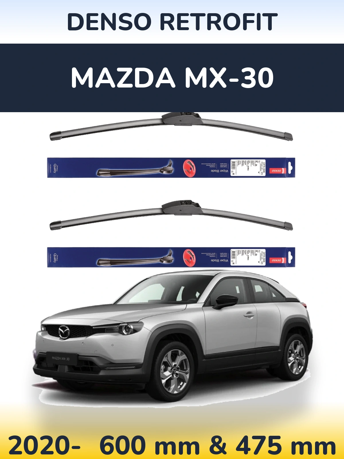 Torkarblad Denso Retrofit för Mazda MX-30
