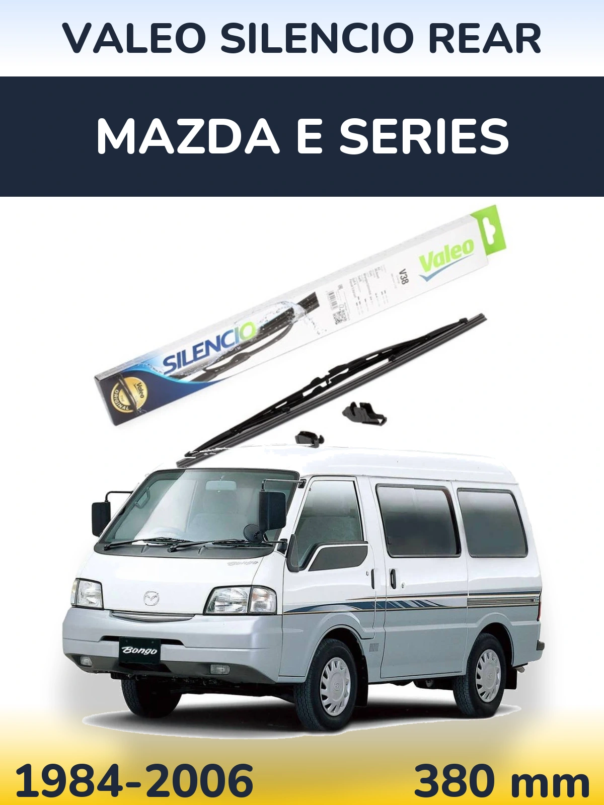 Torkarblad Valeo Silencio Rear för Mazda E Series