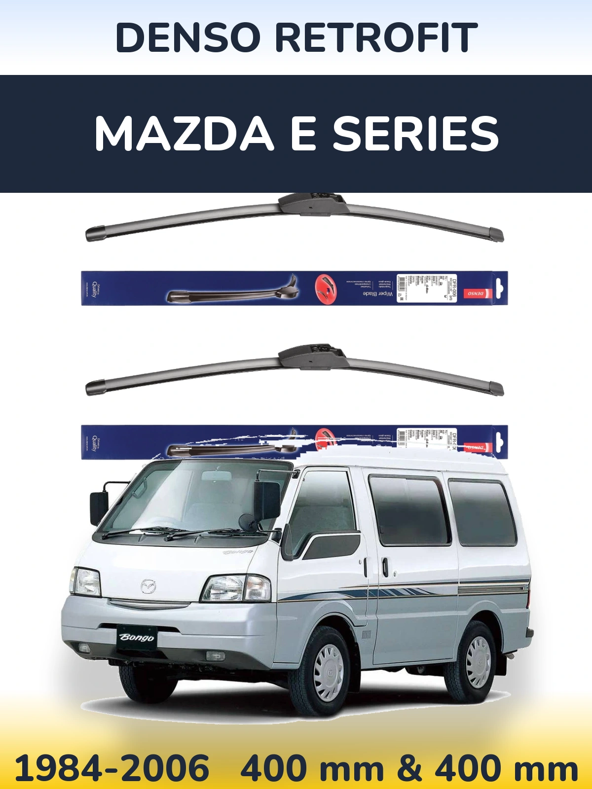 Torkarblad Denso Retrofit för Mazda E Series