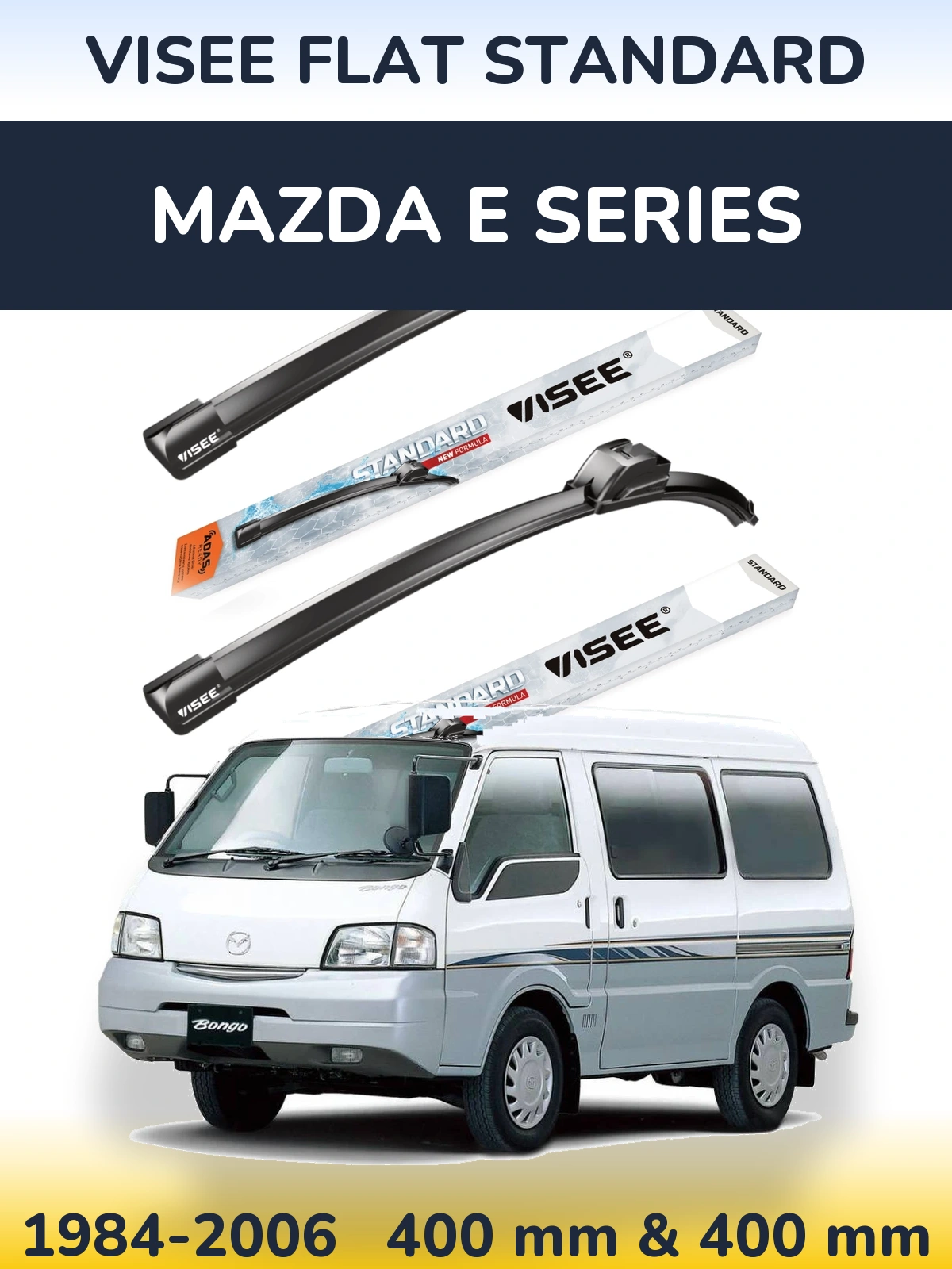 Torkarblad VISEE FLAT STANDARD för Mazda E Series