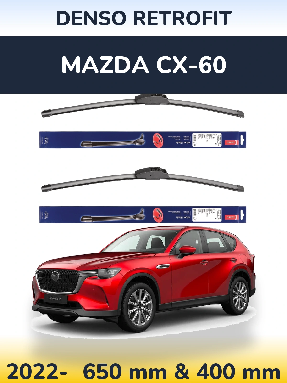 Torkarblad Denso Retrofit för Mazda CX-60