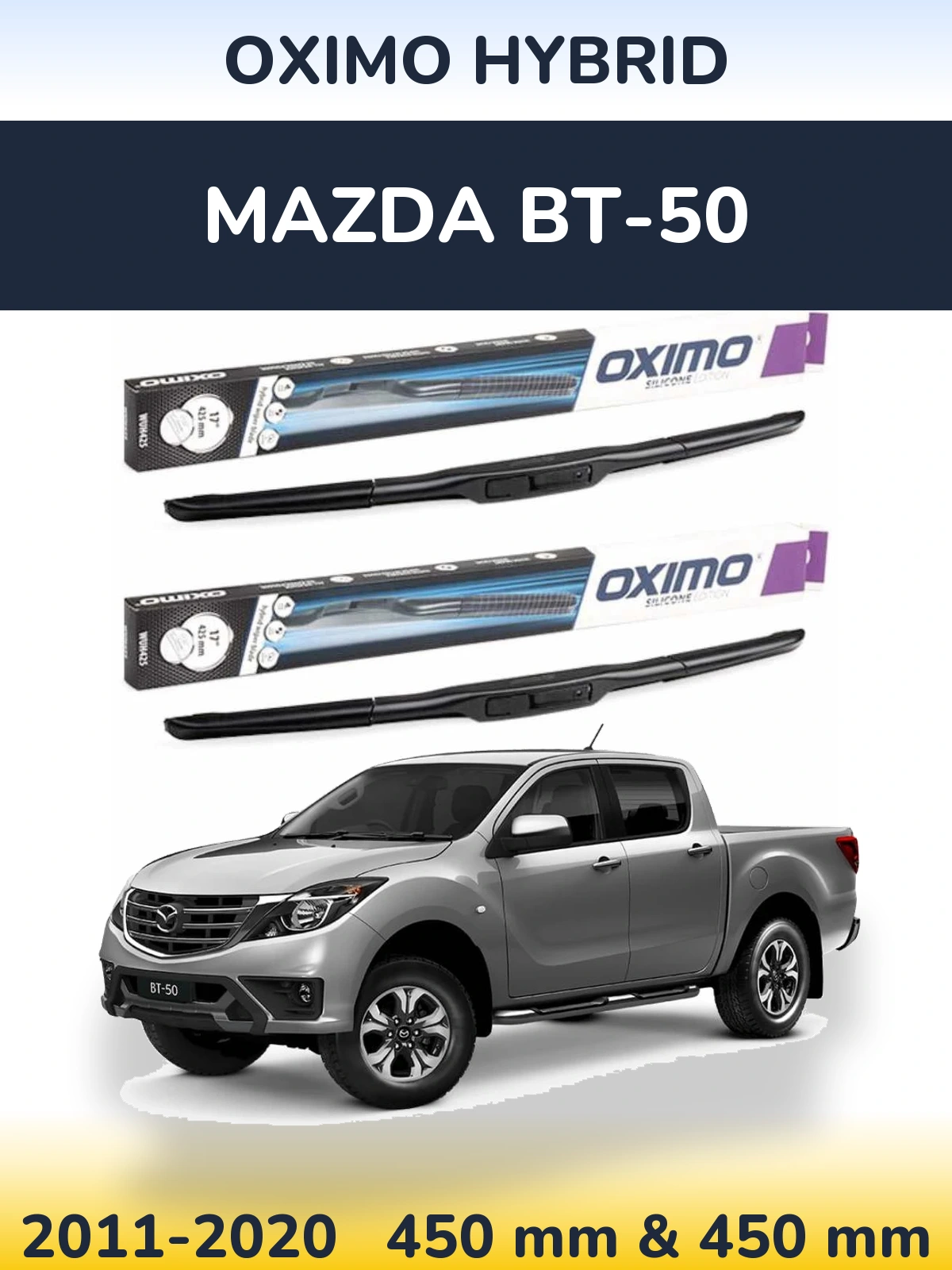 Torkarblad Oximo Hybrid för Mazda BT-50