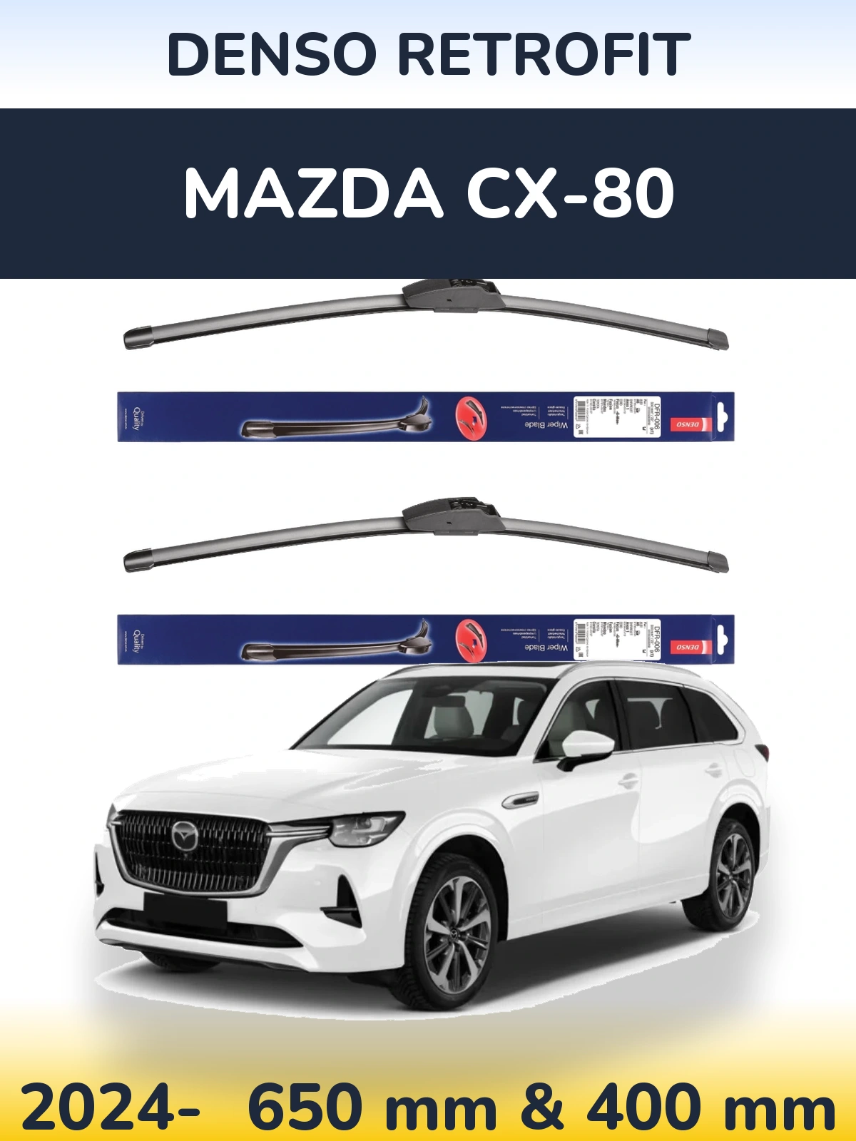 Torkarblad Denso Retrofit för Mazda CX-80