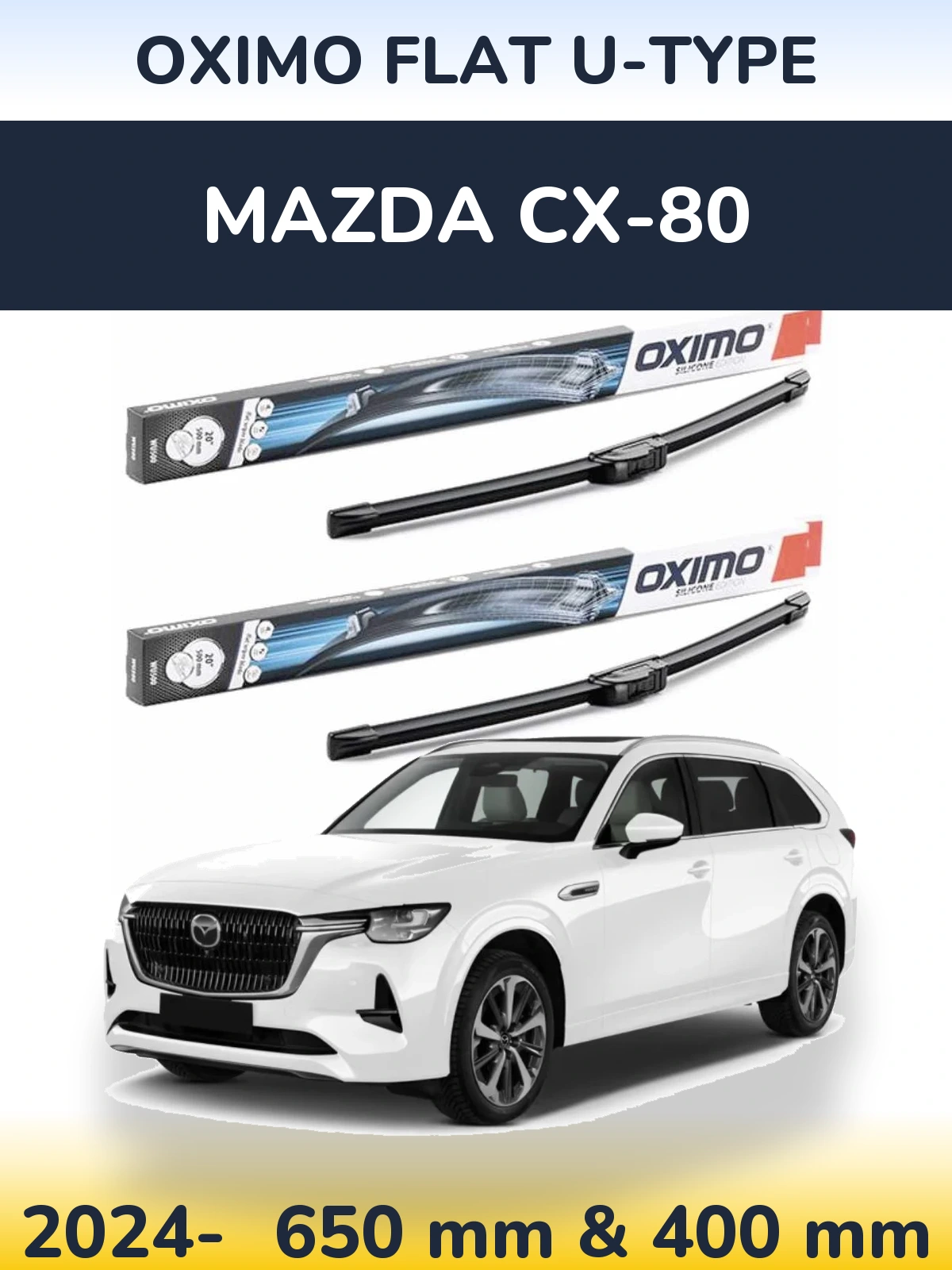 Torkarblad Oximo Flat U-type för Mazda CX-80