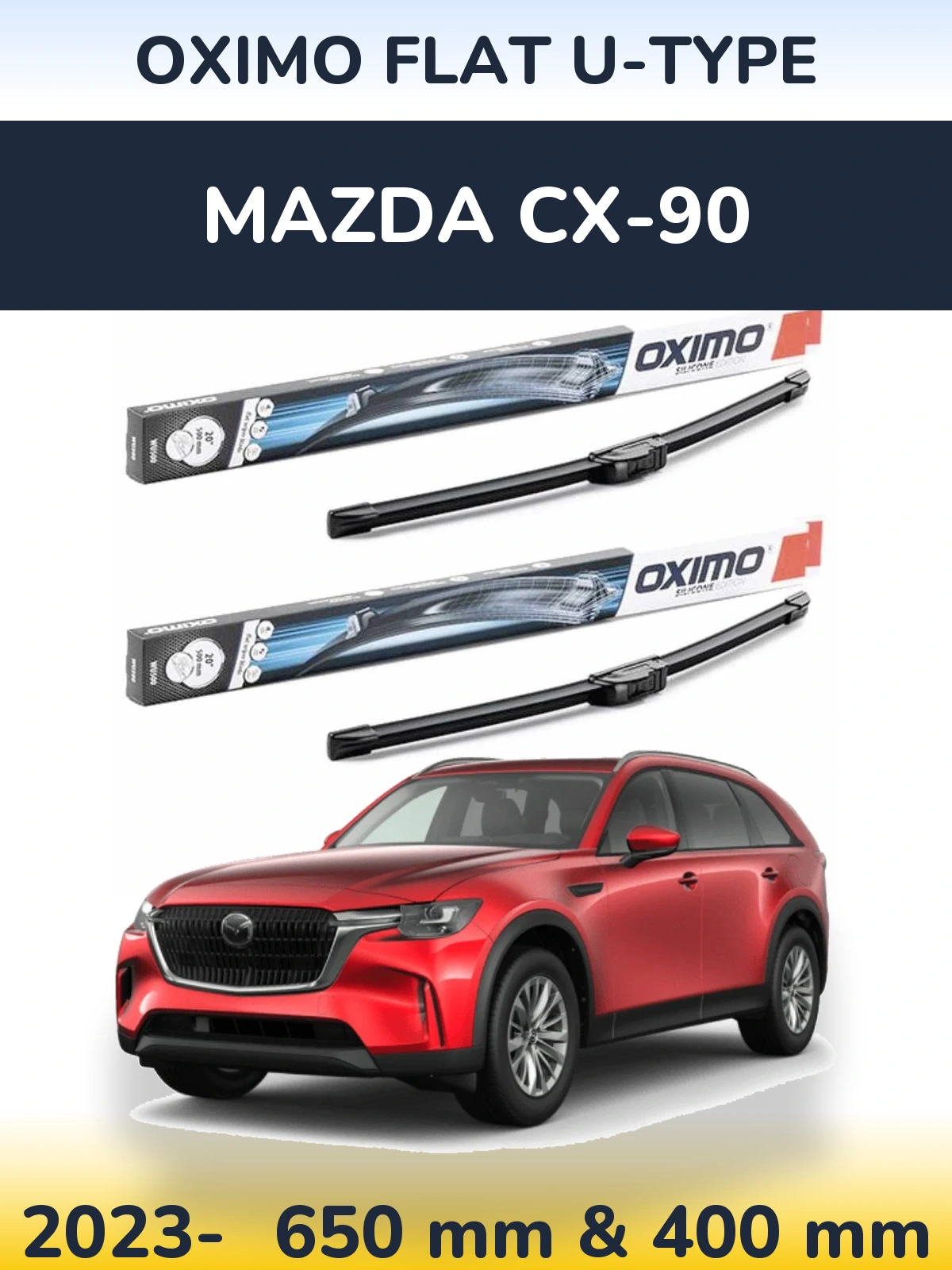 Torkarblad Oximo Flat U-type för Mazda CX-90