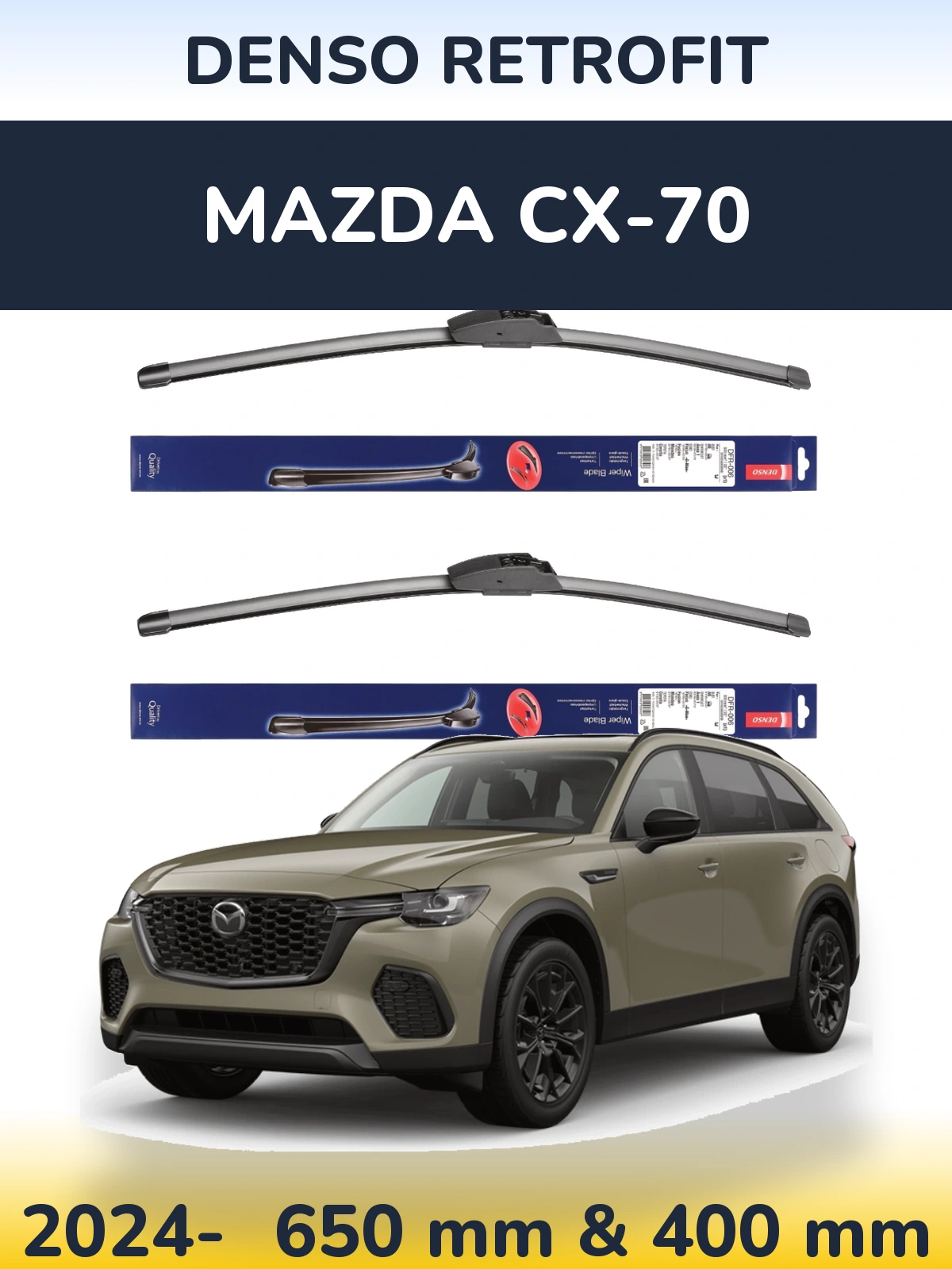 Torkarblad Denso Retrofit för Mazda CX-70