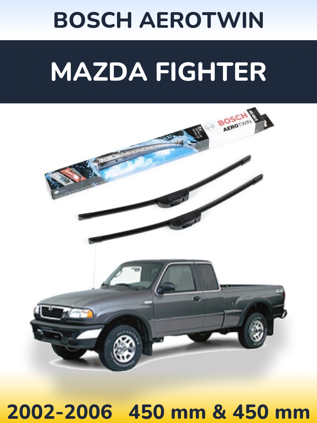 Torkarblad BOSCH AeroTwin för Mazda Fighter