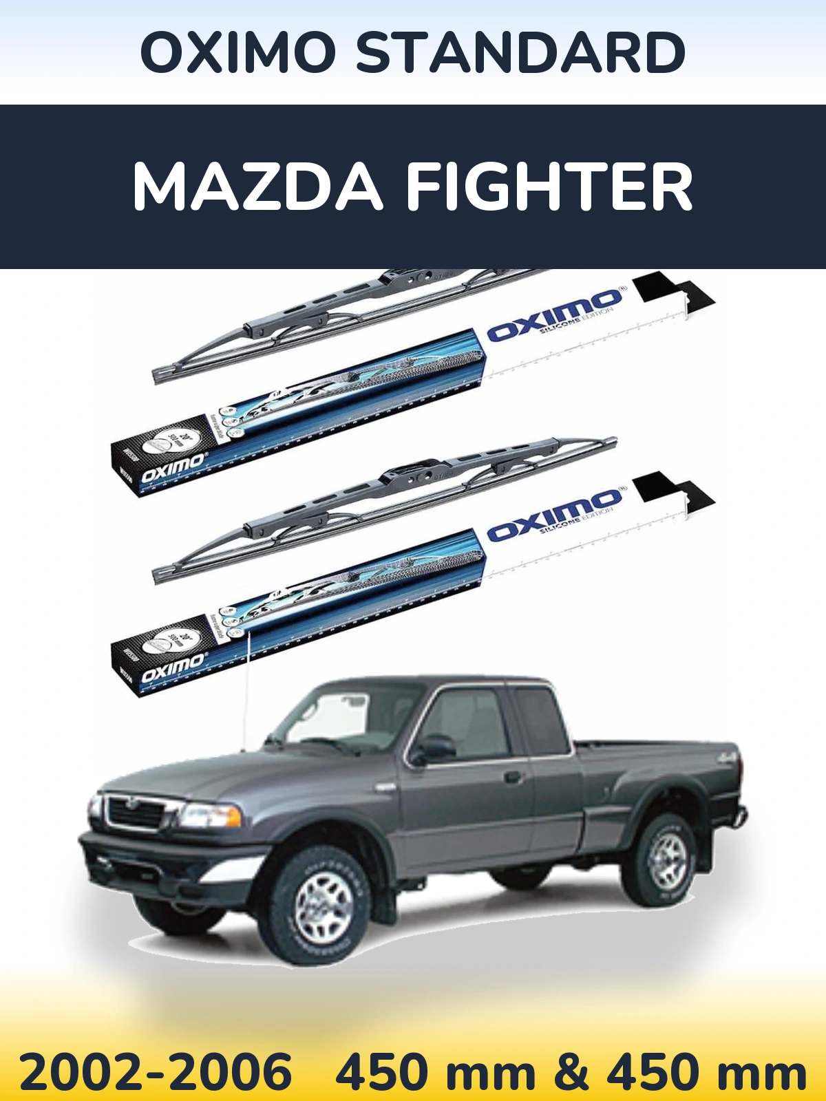 Torkarblad Oximo Standard för Mazda Fighter
