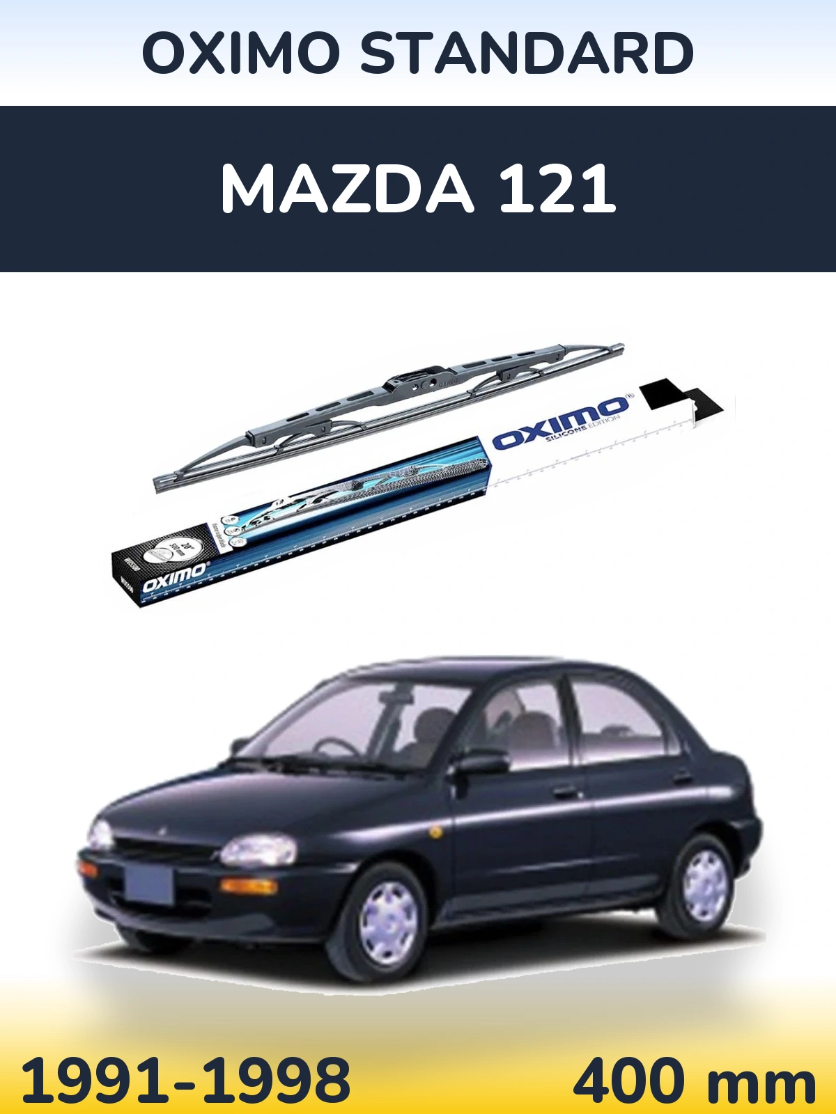 Torkarblad Oximo Standard för Mazda 121