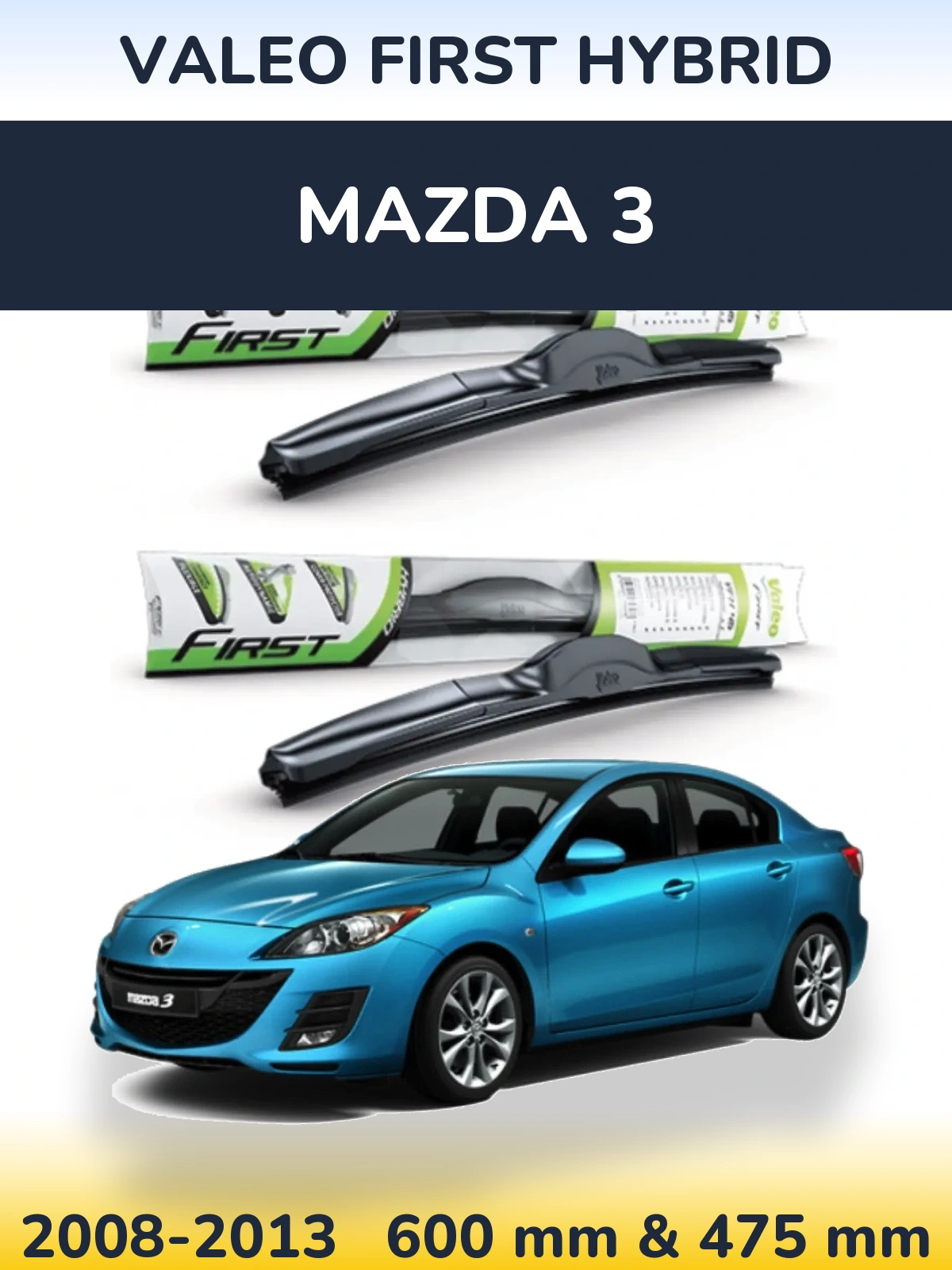 Torkarblad Valeo First Hybrid för Mazda 3