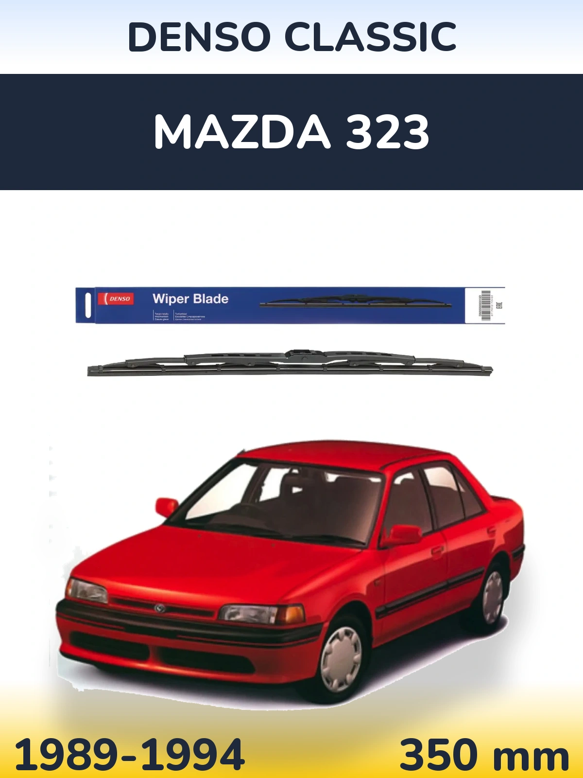 Torkarblad Denso Classic för Mazda 323