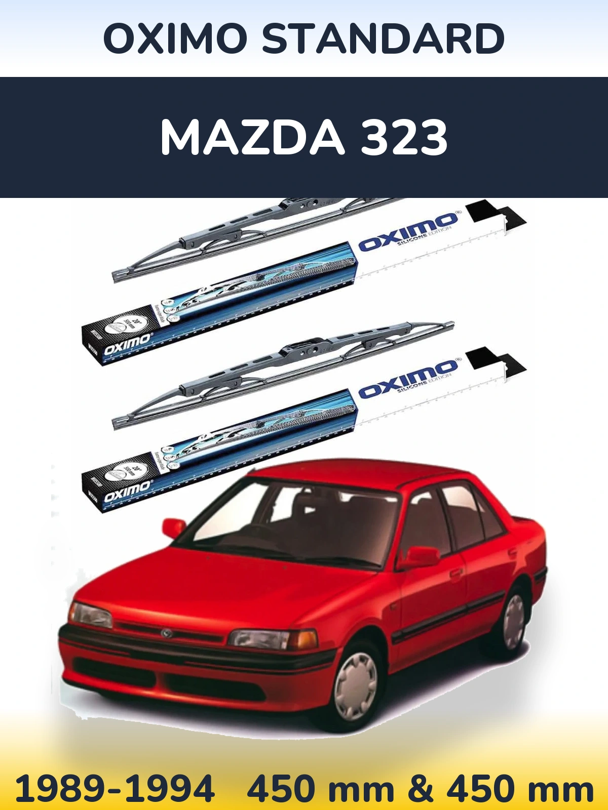 Torkarblad Oximo Standard för Mazda 323