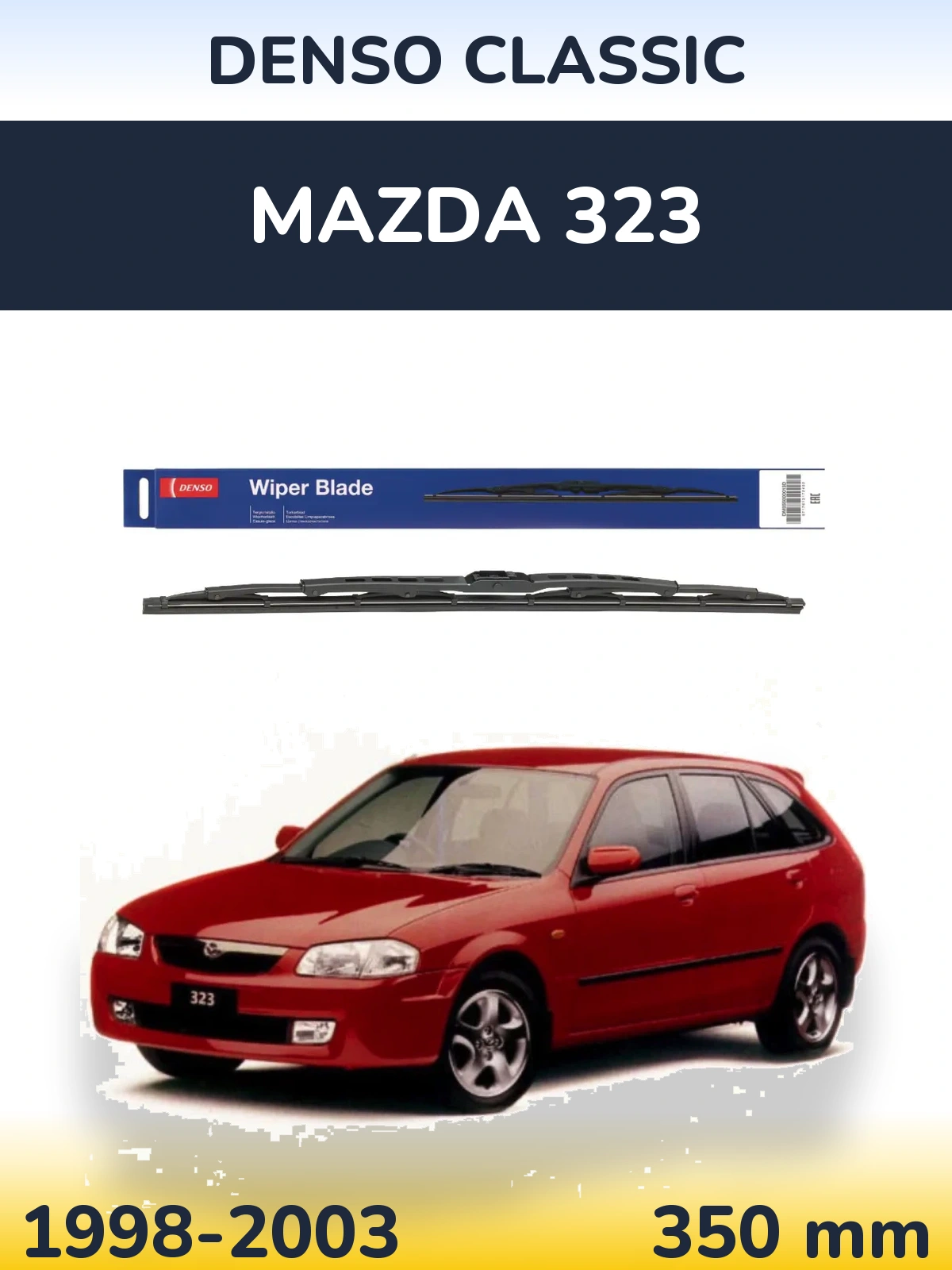 Torkarblad Denso Classic för Mazda 323