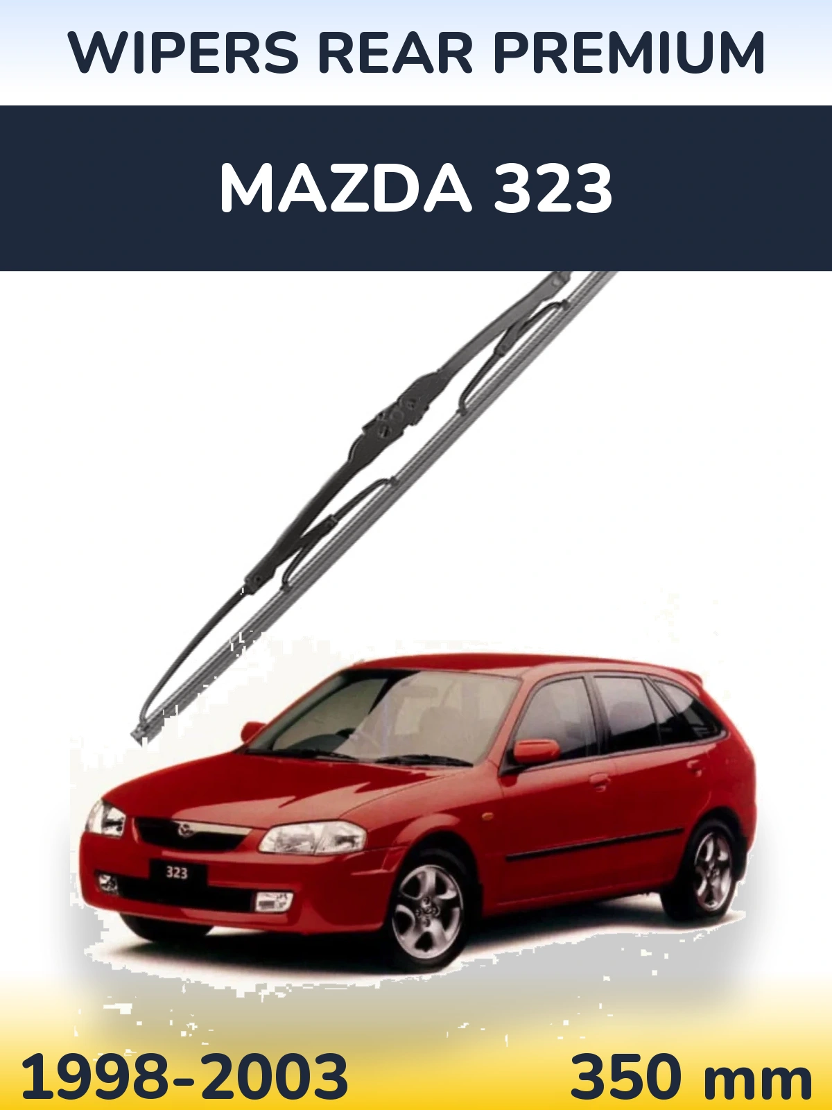 Torkarblad WIPERS REAR PREMIUM för Mazda 323