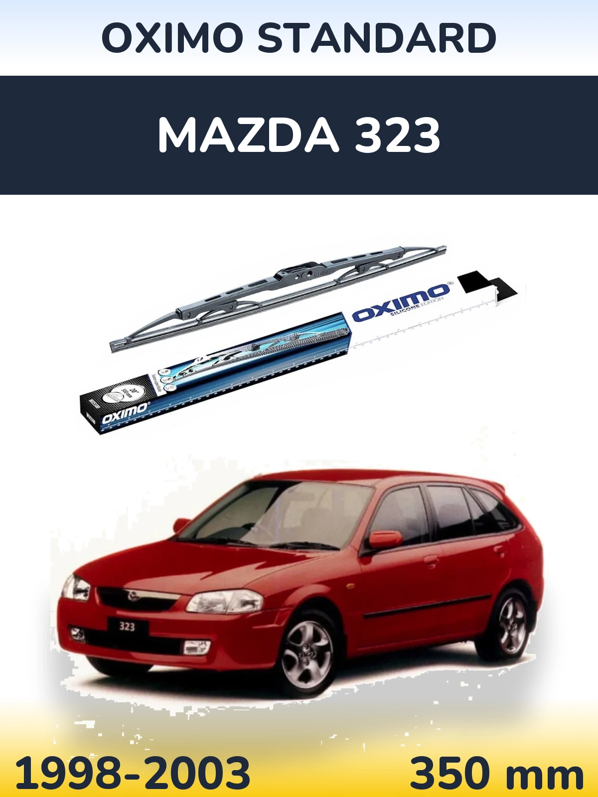 Torkarblad Oximo Standard för Mazda 323