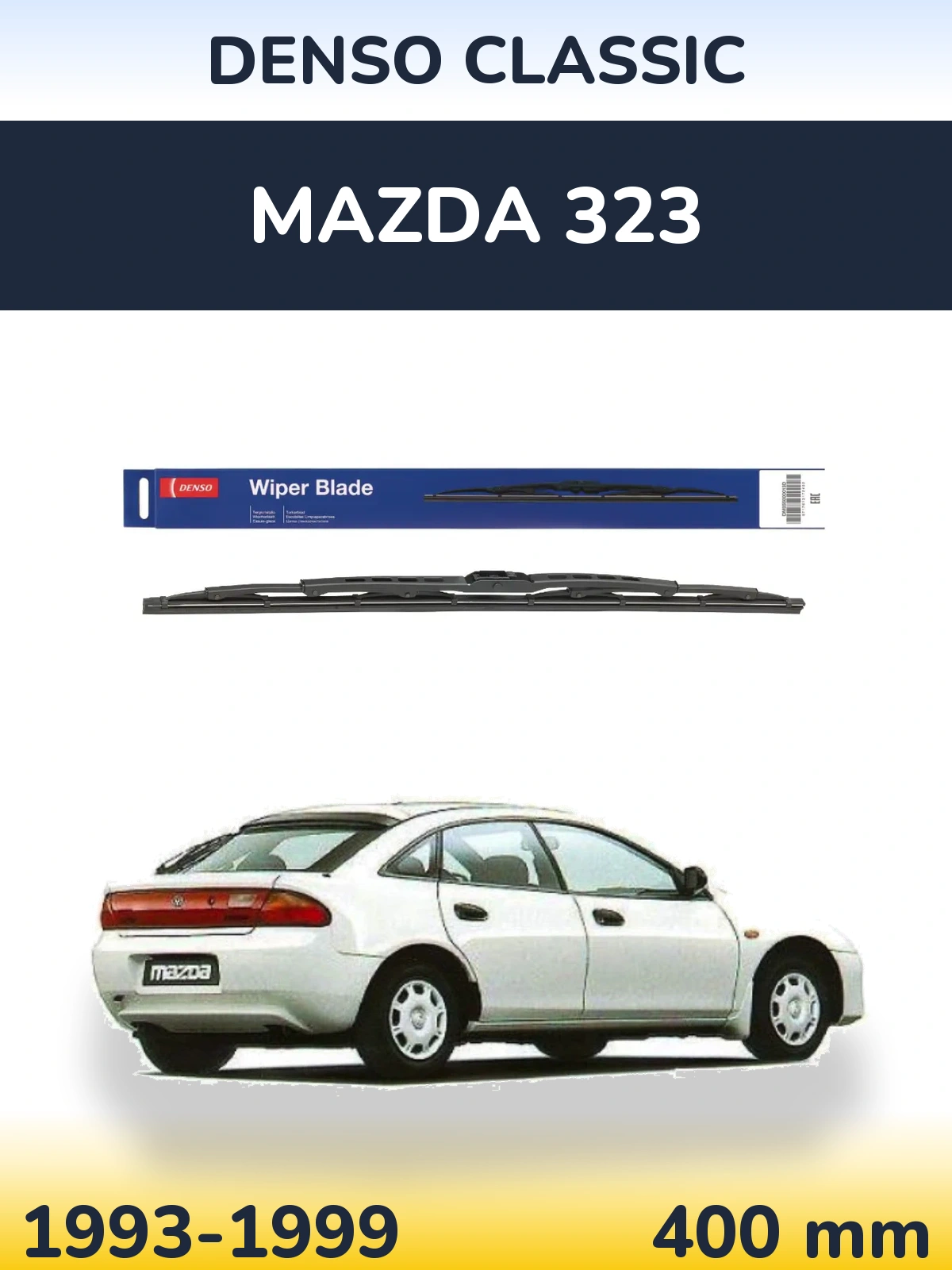 Torkarblad Denso Classic för Mazda 323