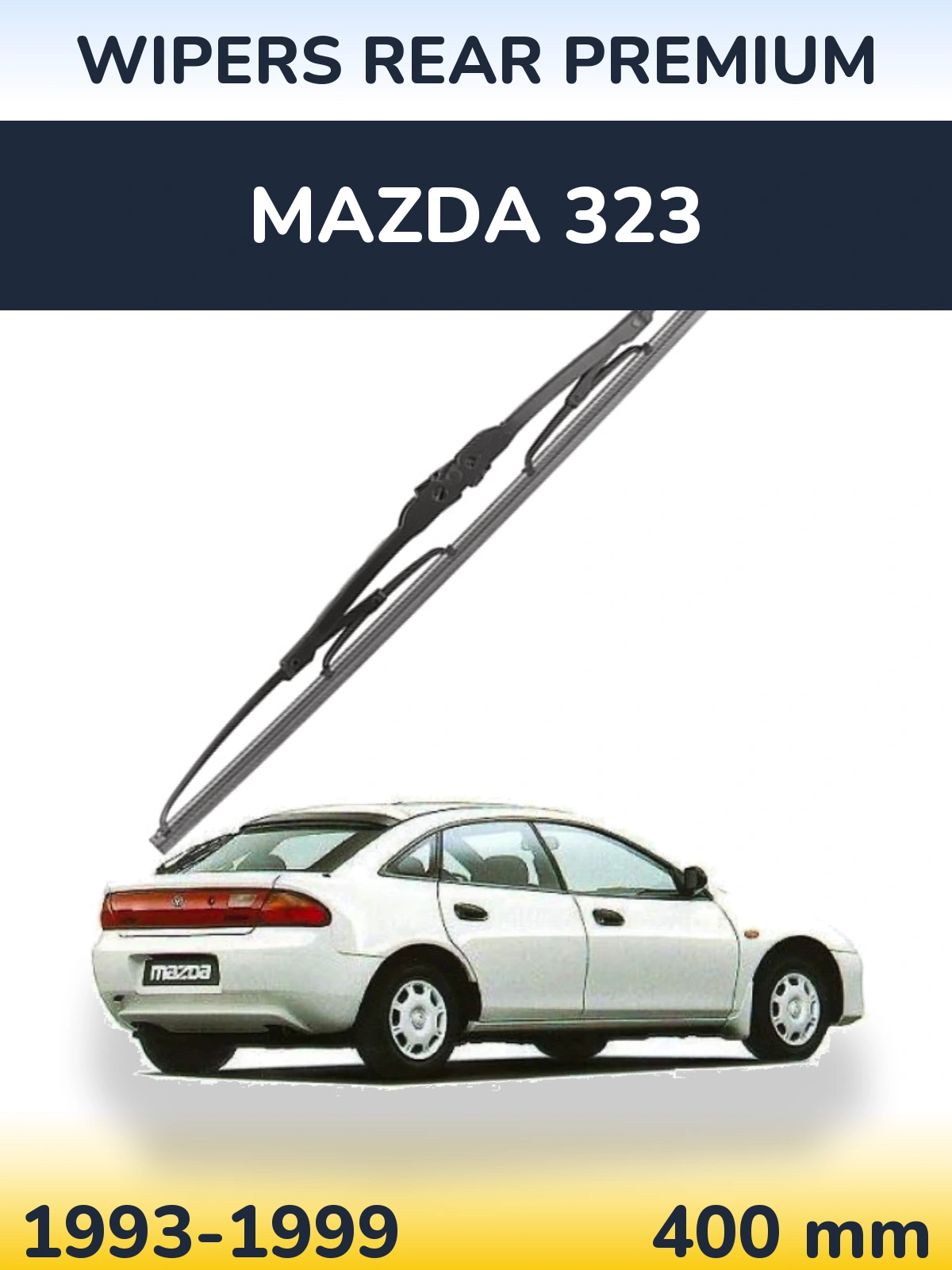 Задня щітка WIPERS REAR PREMIUM 400 мм для Mazda 323 1993-1999