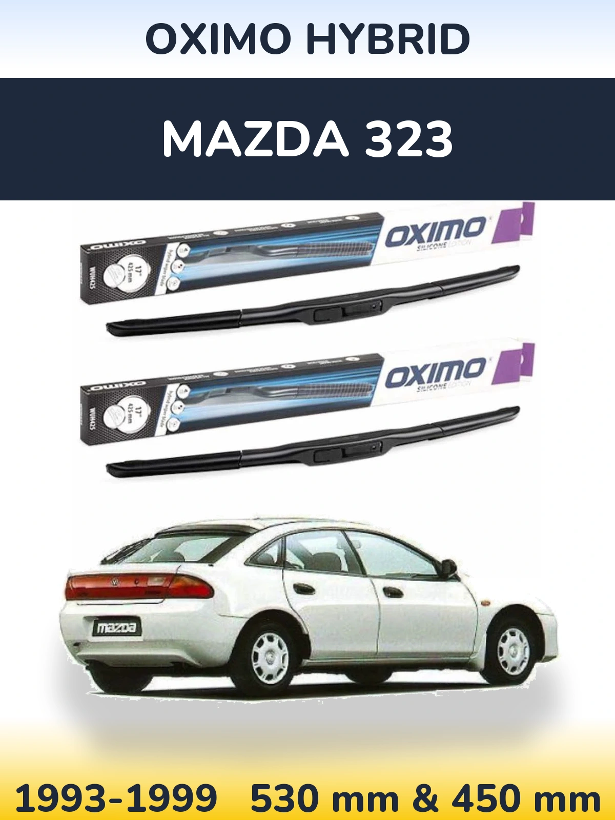 Torkarblad Oximo Hybrid för Mazda 323