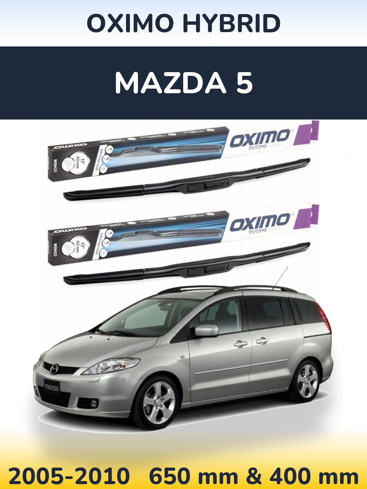Torkarblad Oximo Hybrid för Mazda 5