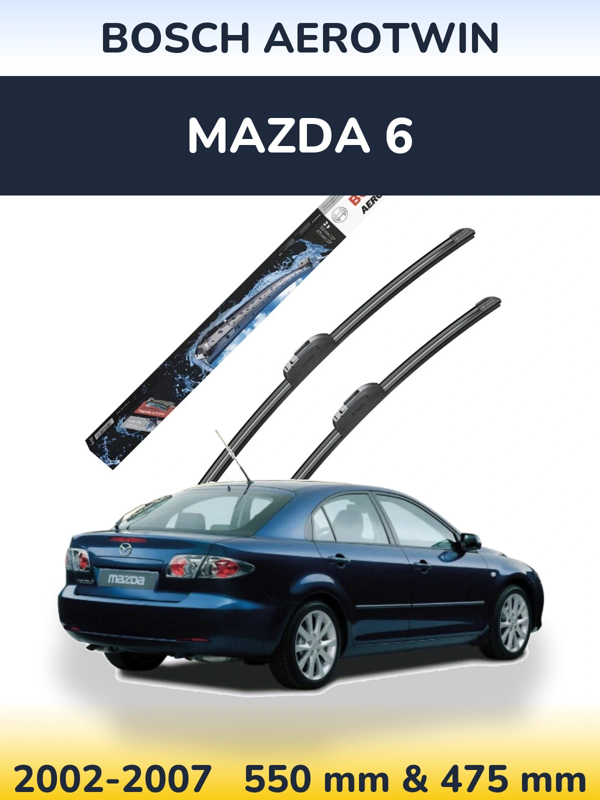 Torkarblad BOSCH AeroTwin för Mazda 6
