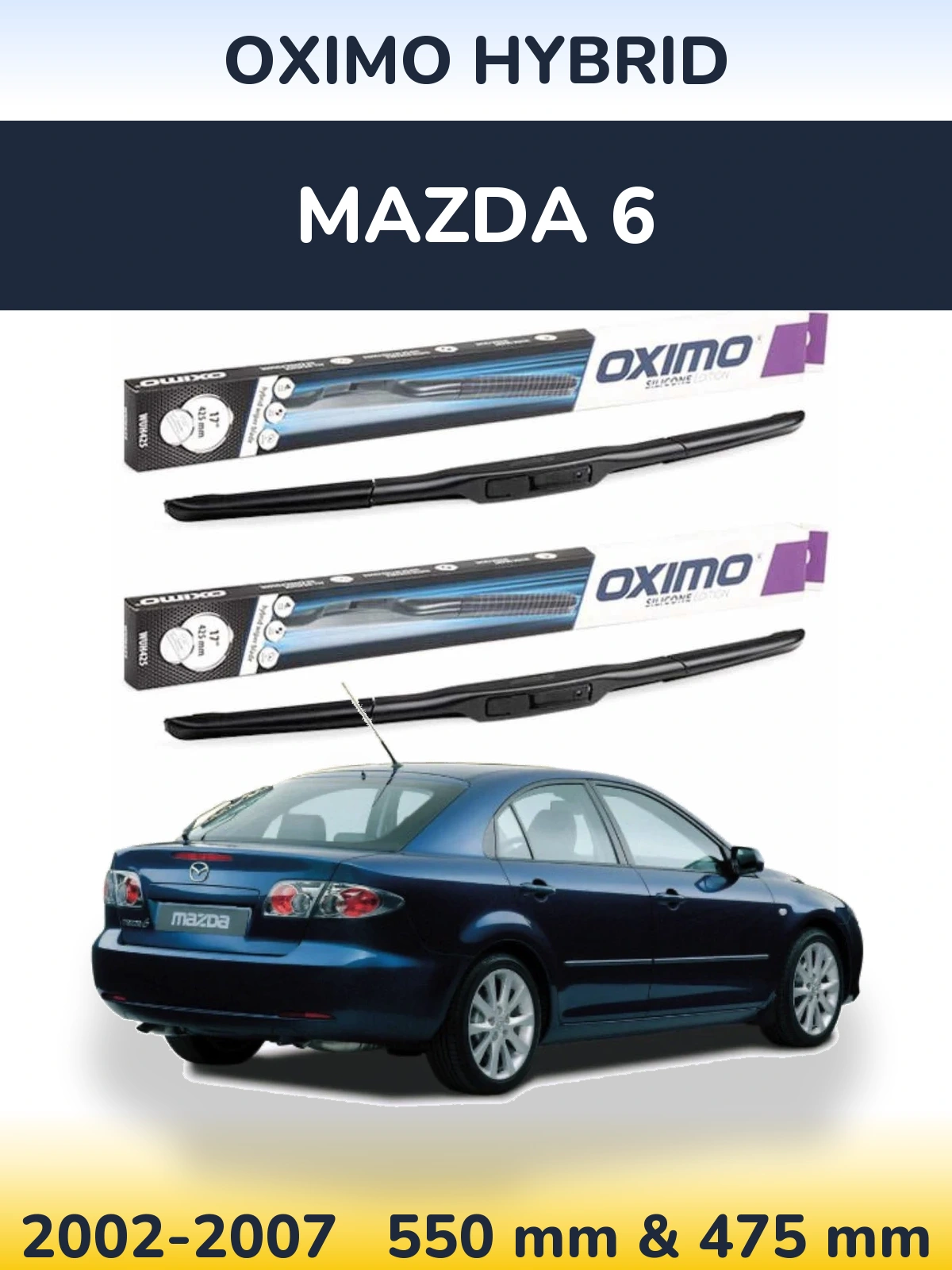 Torkarblad Oximo Hybrid för Mazda 6