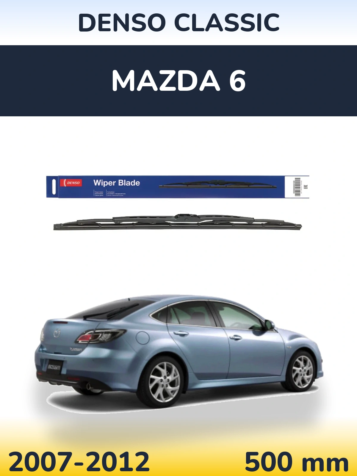 Torkarblad Denso Classic för Mazda 6