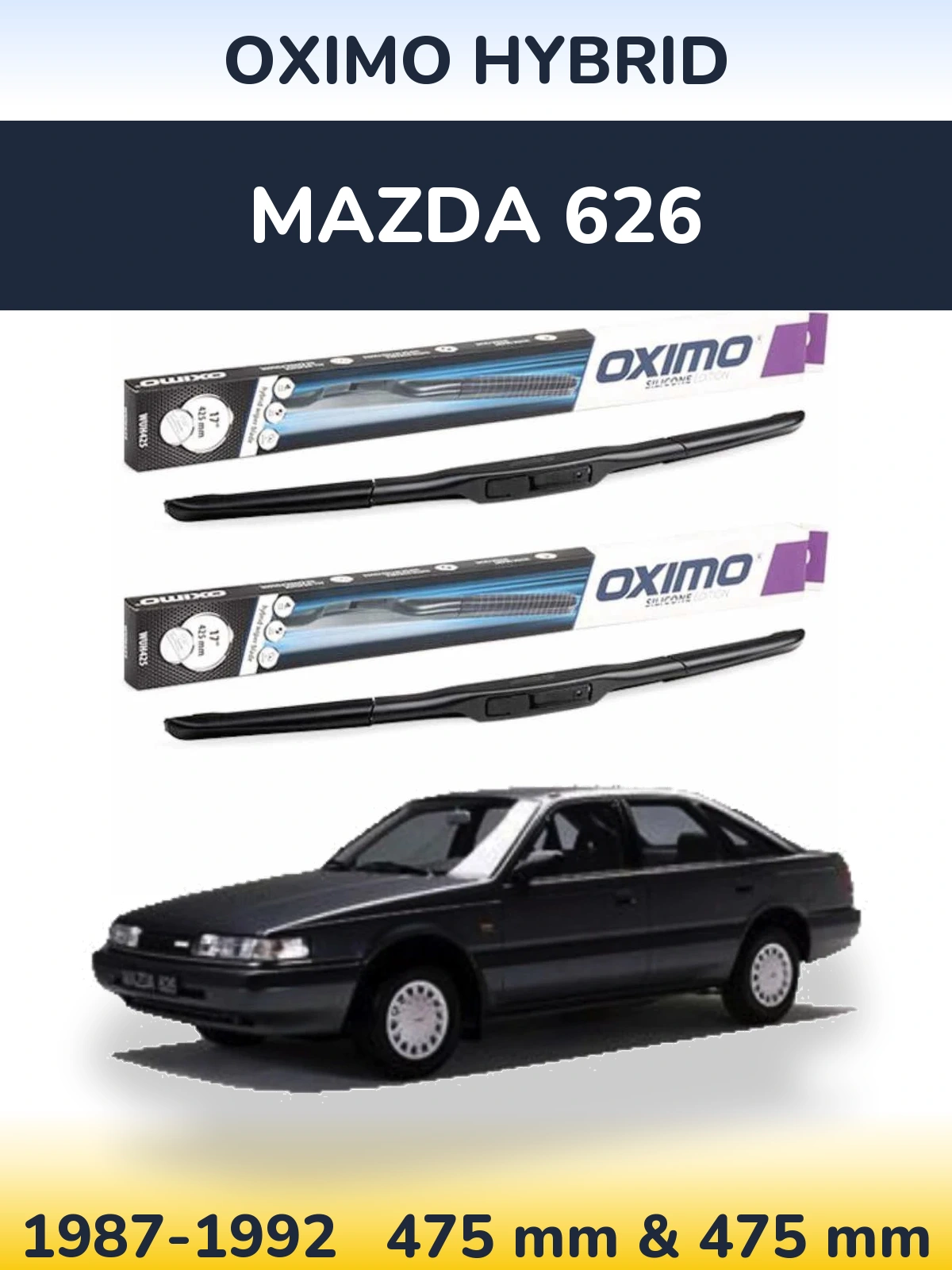 Torkarblad Oximo Hybrid för Mazda 626