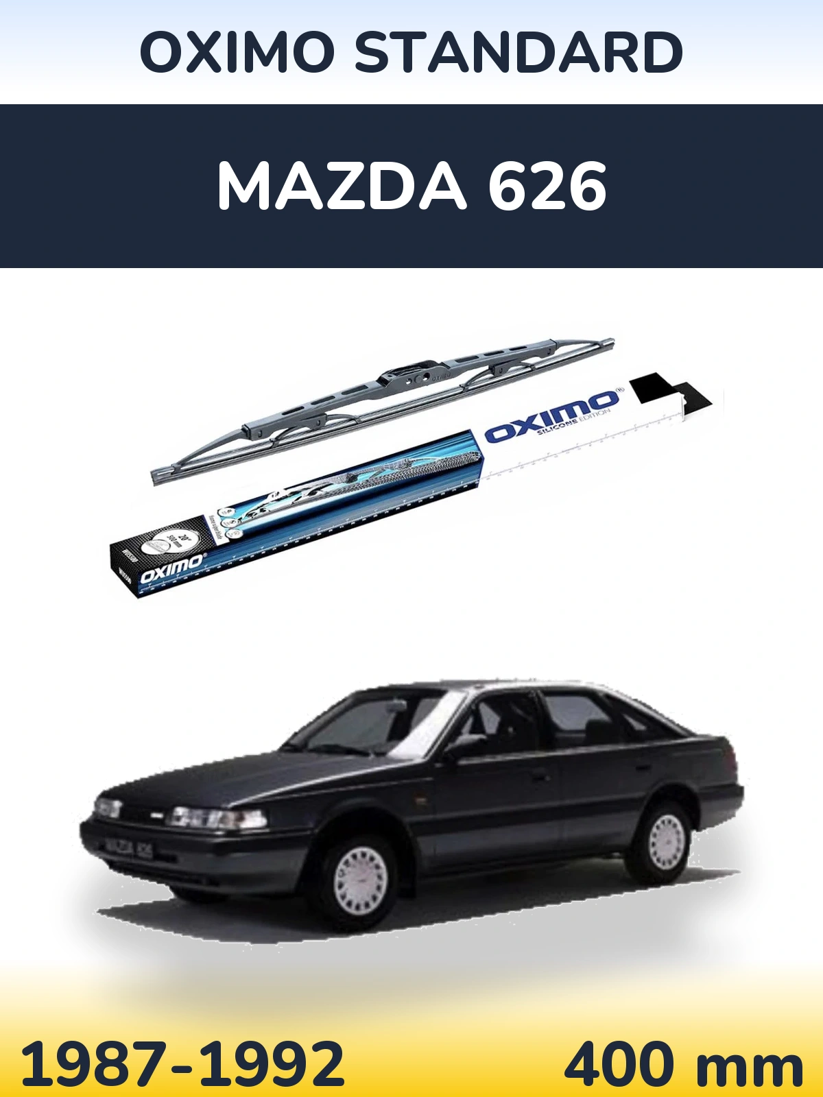 Torkarblad Oximo Standard för Mazda 626