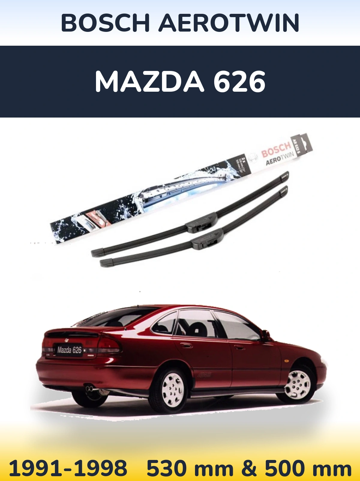 Torkarblad BOSCH AeroTwin för Mazda 626