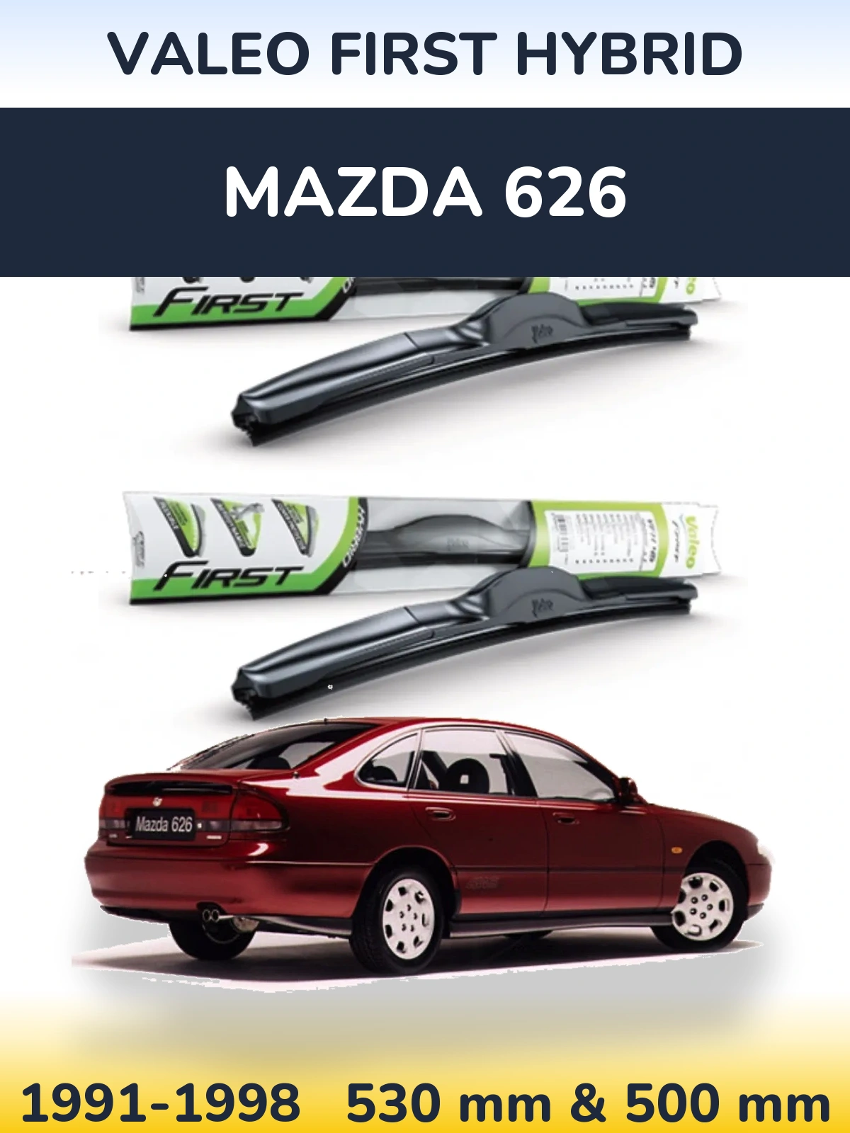 Torkarblad Valeo First Hybrid för Mazda 626