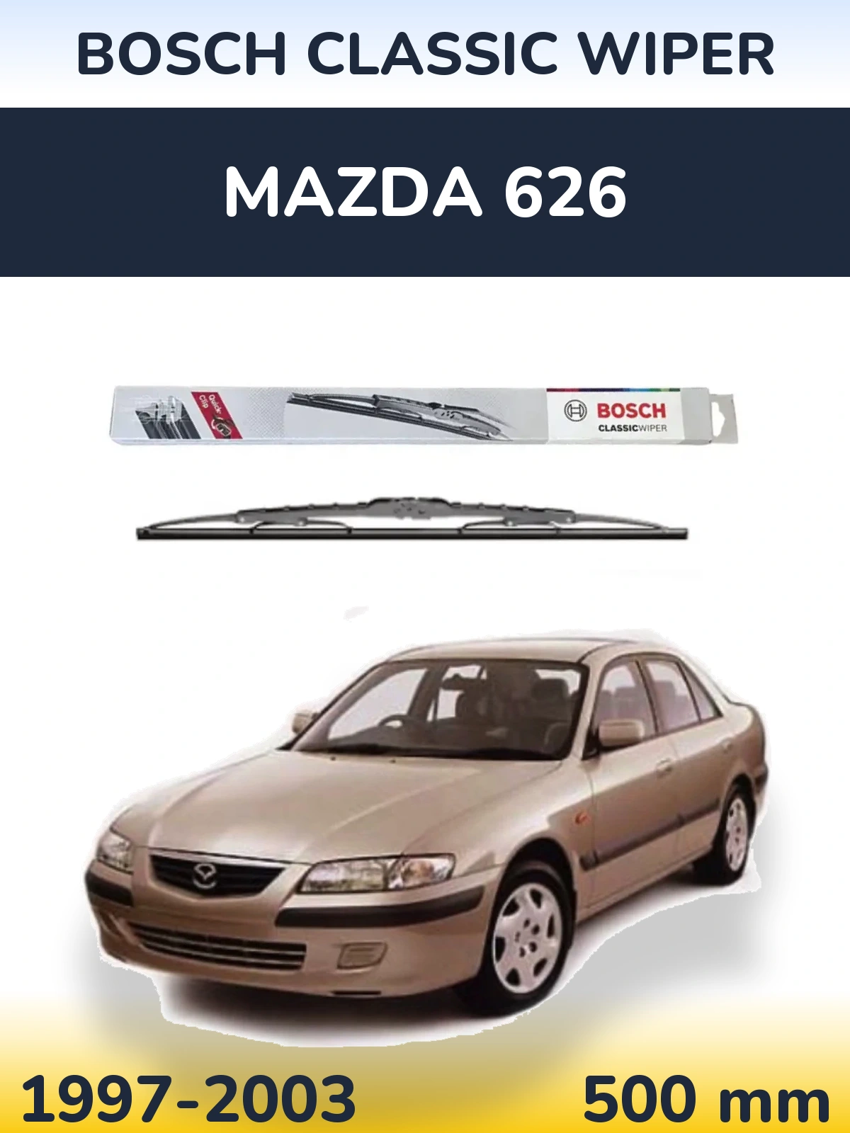 Torkarblad BOSCH Classic Wiper för Mazda 626