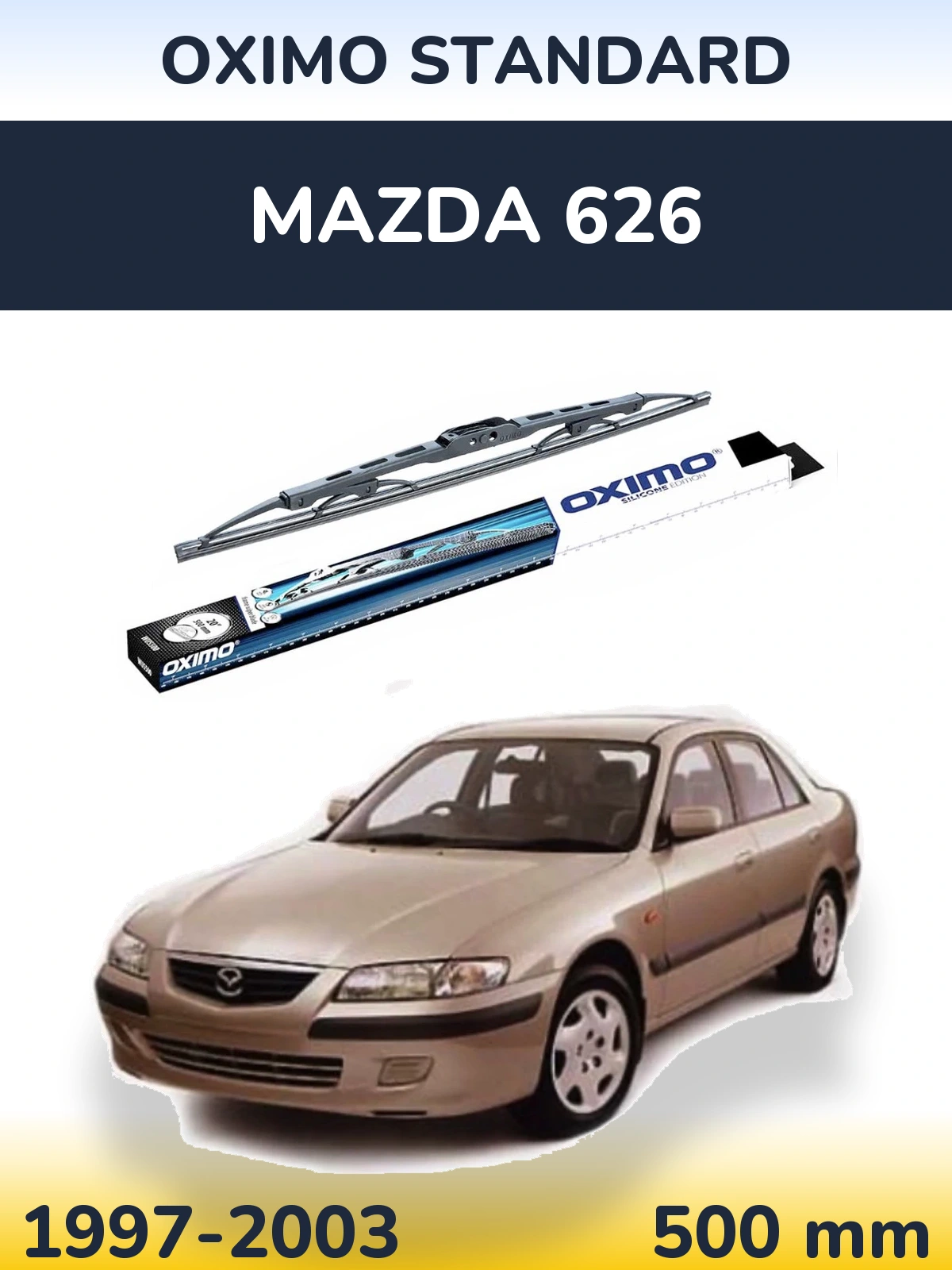 Torkarblad Oximo Standard för Mazda 626