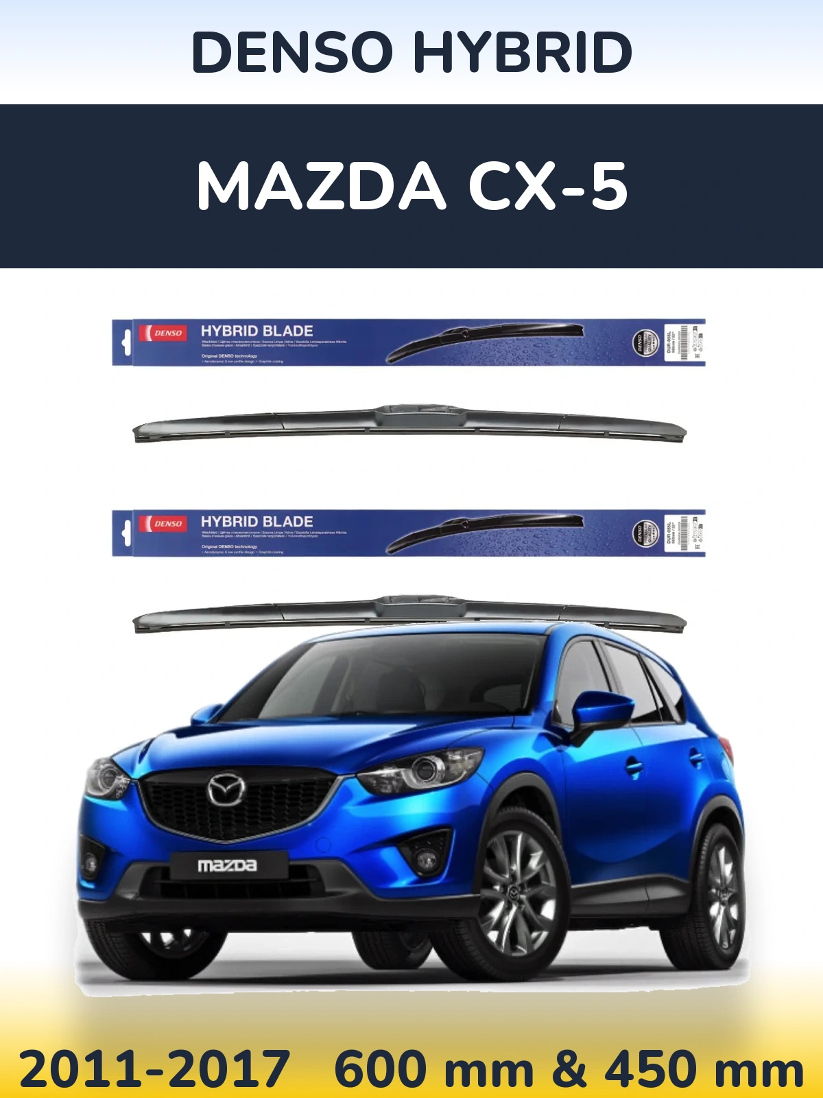 Torkarblad Denso Hybrid för Mazda CX-5